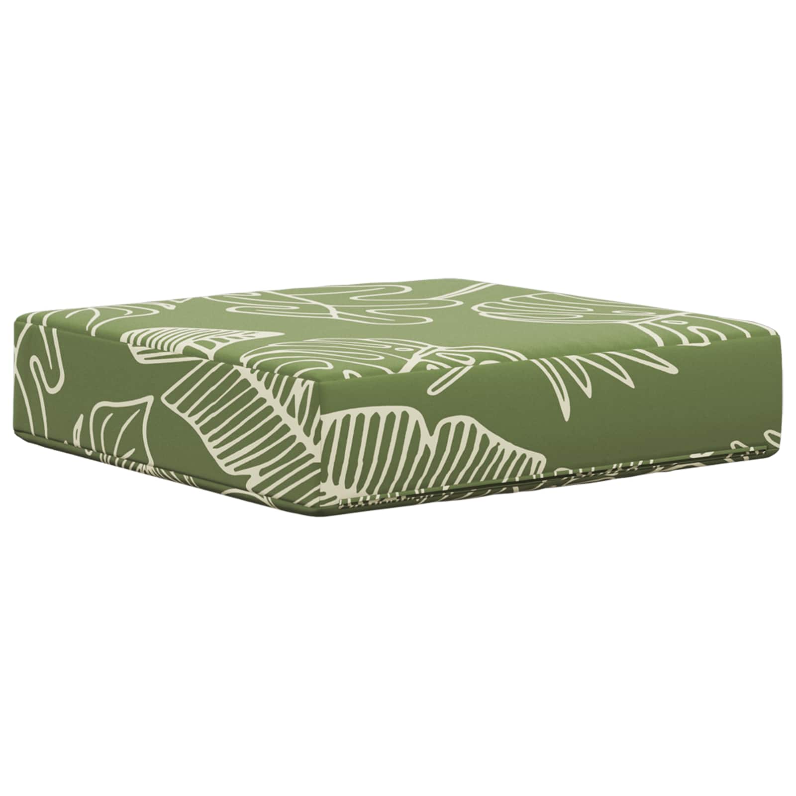 Buiten Zitkussen Groene Bladeren 40 x 40 x 8 cm 100% Polyester is nu te koop bij PeponiXL, paradijselijk wonen!