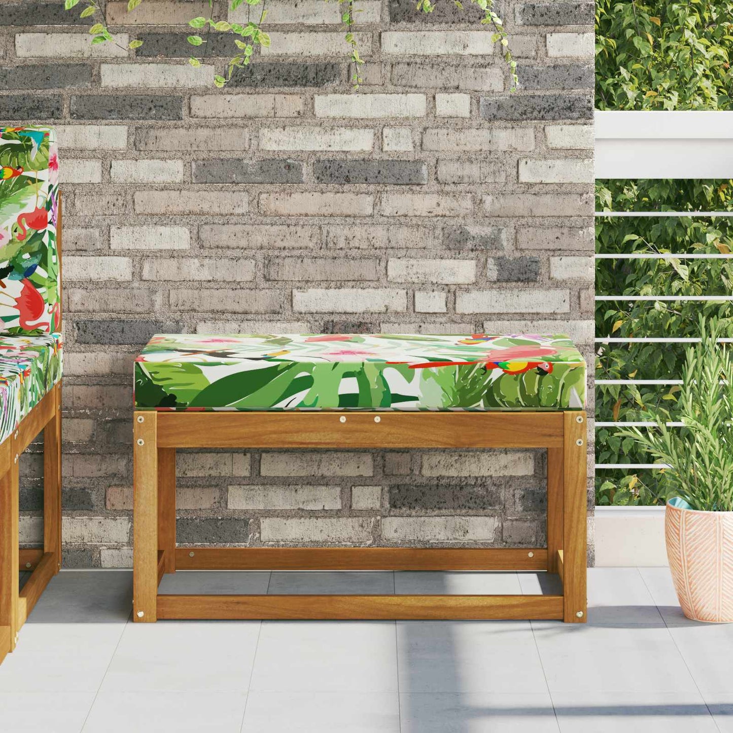 Buiten Zitkussen kleurrijk 80 x 40 x 8 cm 100% Polyester is nu te koop bij PeponiXL, paradijselijk wonen!