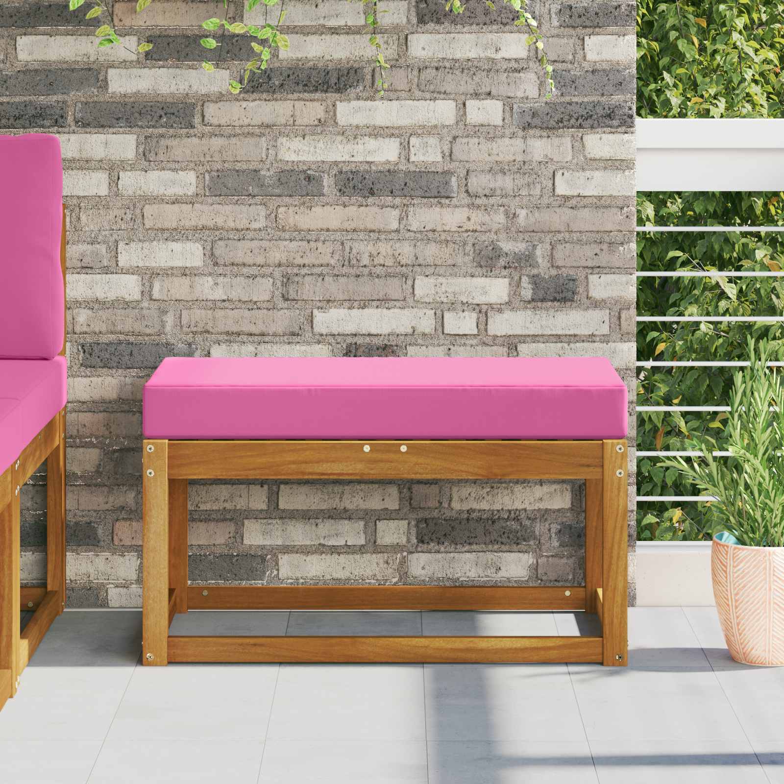 Zitkussen Roze 80 x 40 x 8 cm 100% Polyester is nu te koop bij PeponiXL, paradijselijk wonen!