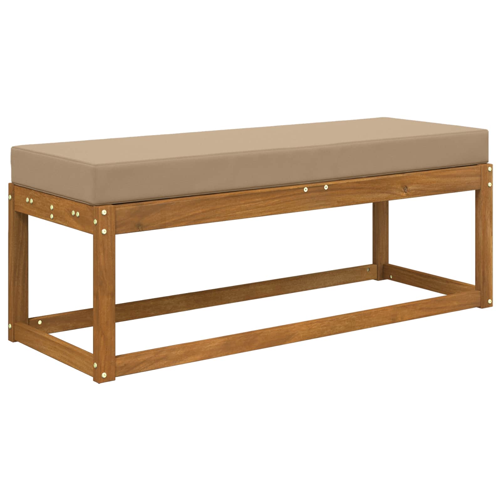 Buiten Zitkussen Taupe 111,5 x 40 x 8 cm 100% Polyester is nu te koop bij PeponiXL, paradijselijk wonen!