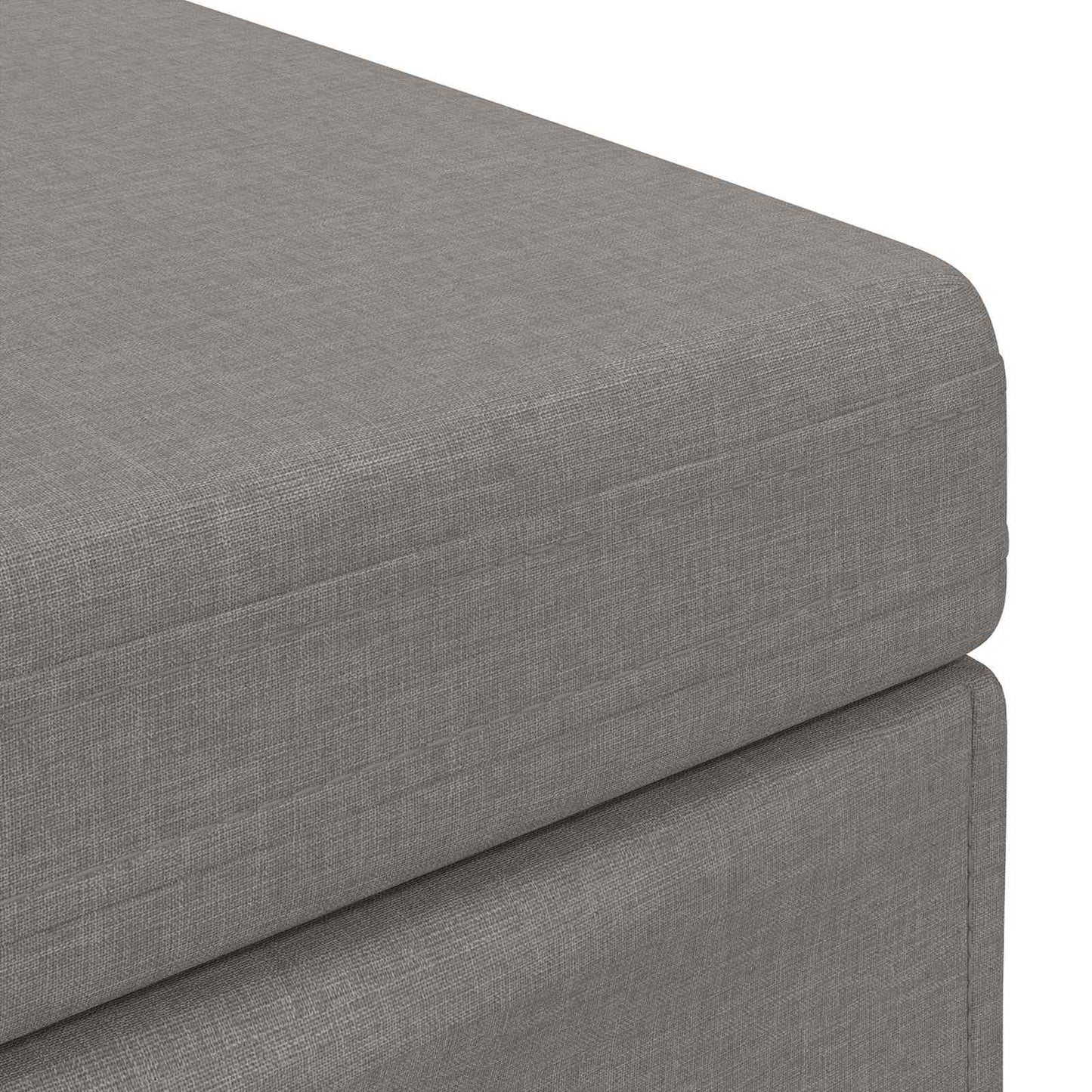 Kruk Taupe 41 x 41 x 40 cm Stof en Geëngineerd Hout is nu te koop bij PeponiXL, paradijselijk wonen!