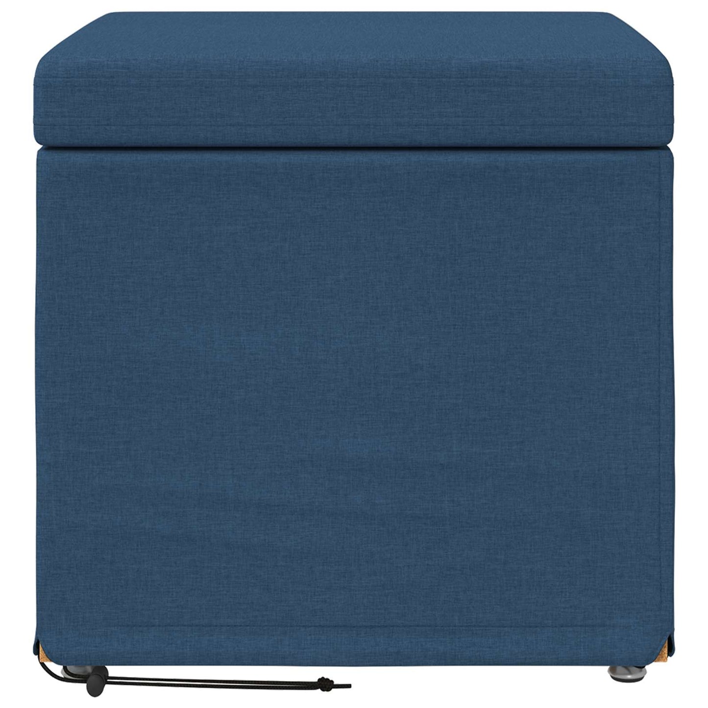 Kruk Blauw 41 x 41 x 40 cm Stof en Geëngineerd Hout is nu te koop bij PeponiXL, paradijselijk wonen!