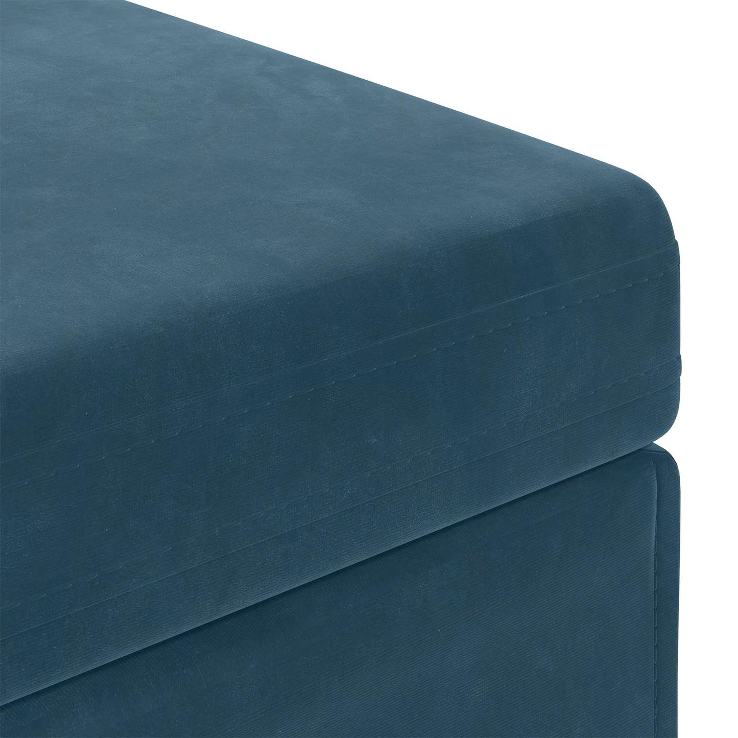 Kruk Blauw 41 x 41 x 40 cm Velvet en Gefabriceerd Hout is nu te koop bij PeponiXL, paradijselijk wonen!