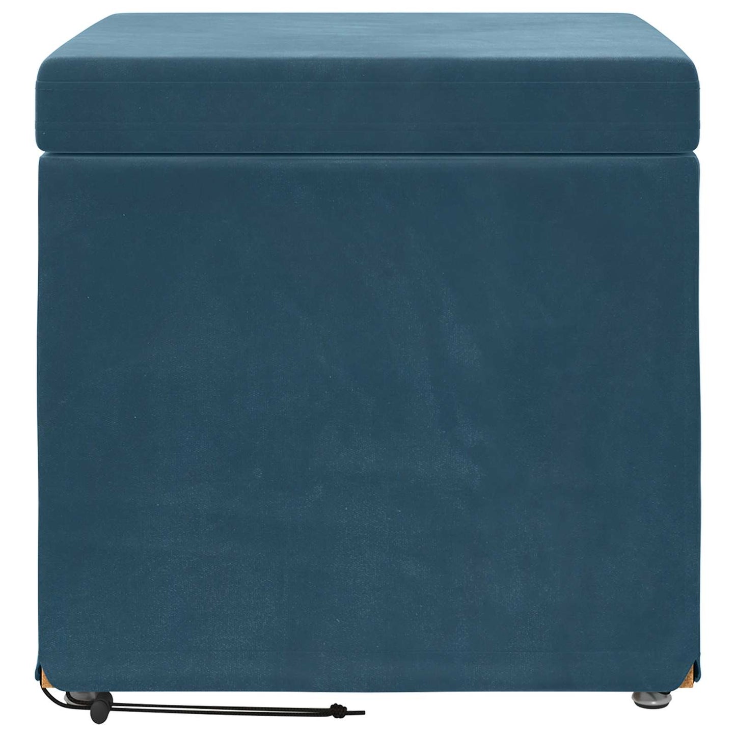 Kruk Blauw 41 x 41 x 40 cm Velvet en Gefabriceerd Hout is nu te koop bij PeponiXL, paradijselijk wonen!