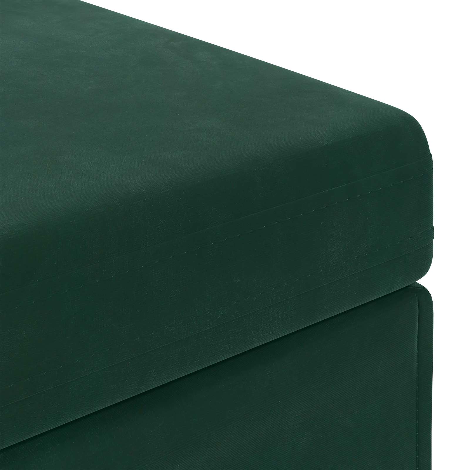 Kruk Donkergroen 41 x 41 x 40 cm Velvet en Gefabriceerd Hout is nu te koop bij PeponiXL, paradijselijk wonen!