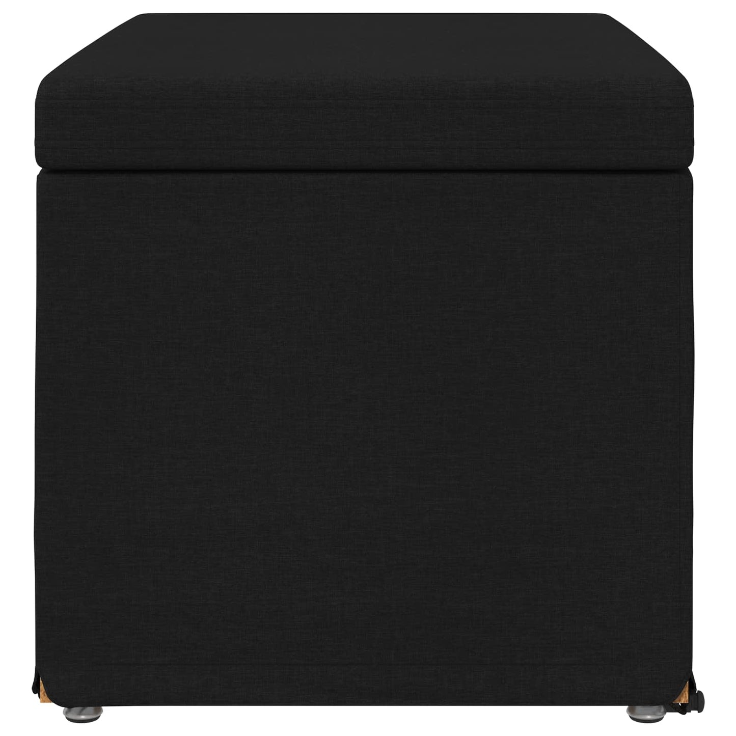 Kruk Zwart 61 x 41 x 40 cm Stof en Geëngineerd Hout is nu te koop bij PeponiXL, paradijselijk wonen!