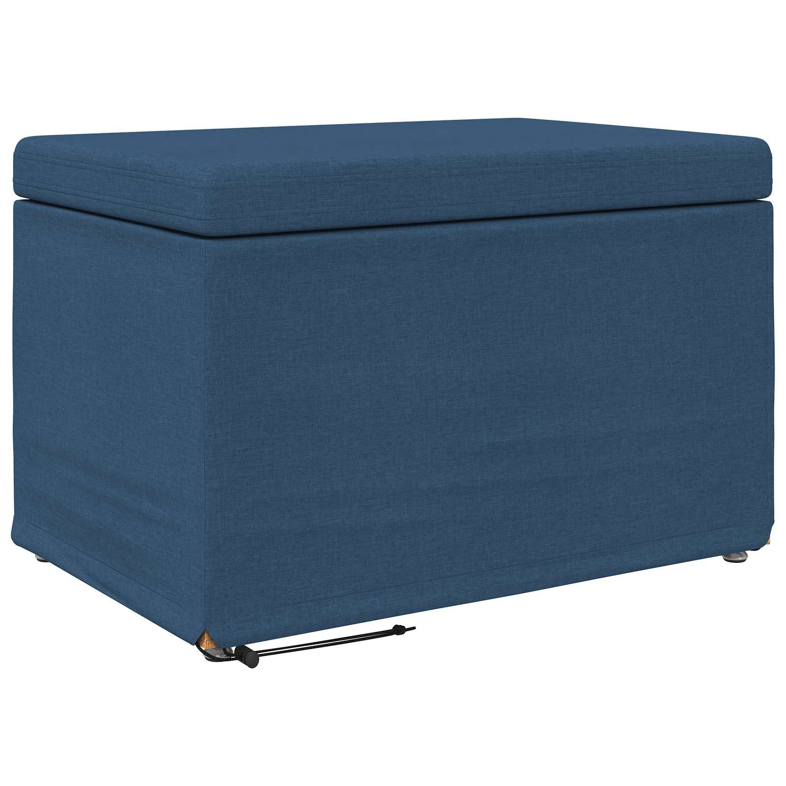 Kruk Blauw 61 x 41 x 40 cm Stof en Geëngineerd Hout is nu te koop bij PeponiXL, paradijselijk wonen!