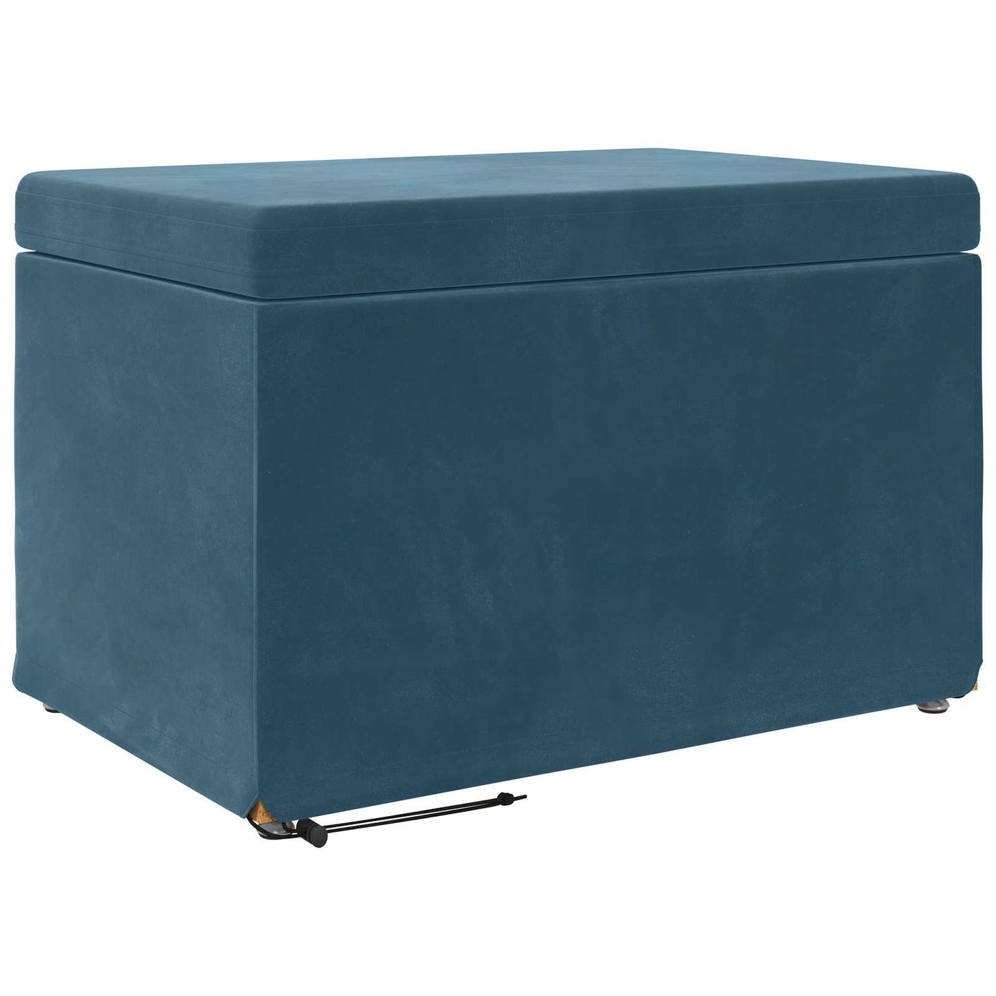Kruk Blauw 61 x 41 x 40 cm Velvet en Gefabriceerd Hout is nu te koop bij PeponiXL, paradijselijk wonen!