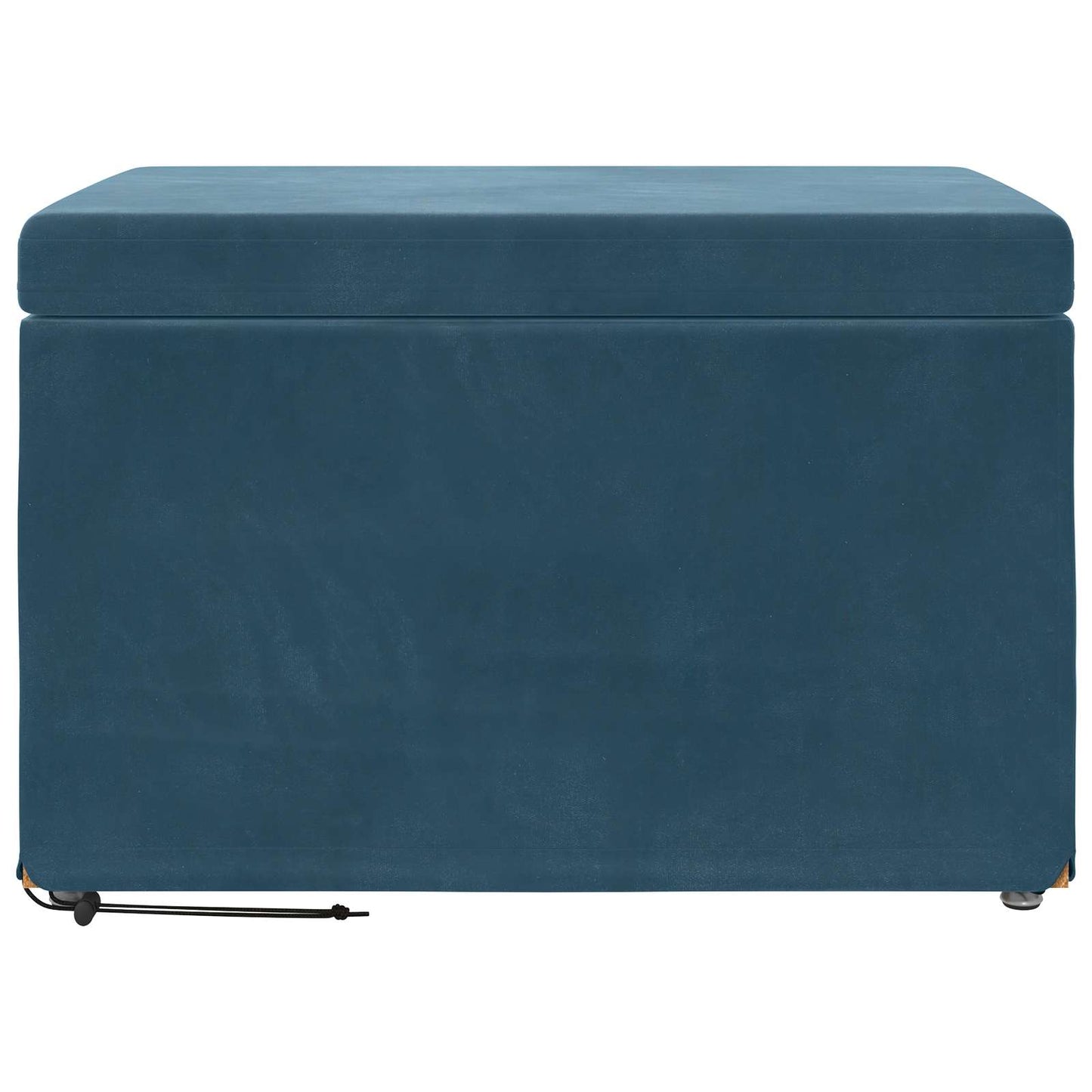 Kruk Blauw 61 x 41 x 40 cm Velvet en Gefabriceerd Hout is nu te koop bij PeponiXL, paradijselijk wonen!