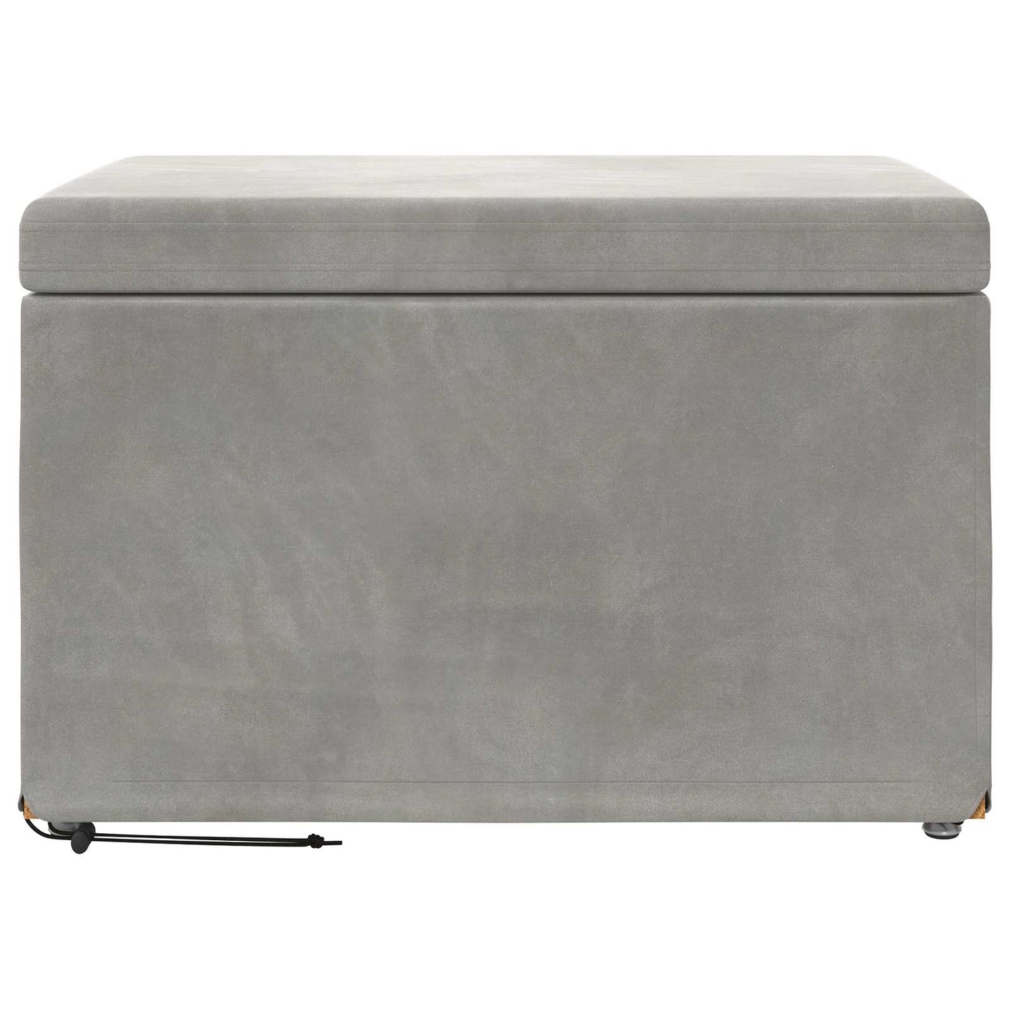 Kruk Lichtgrijs 61 x 41 x 40 cm Velvet en Gefabriceerd Hout is nu te koop bij PeponiXL, paradijselijk wonen!
