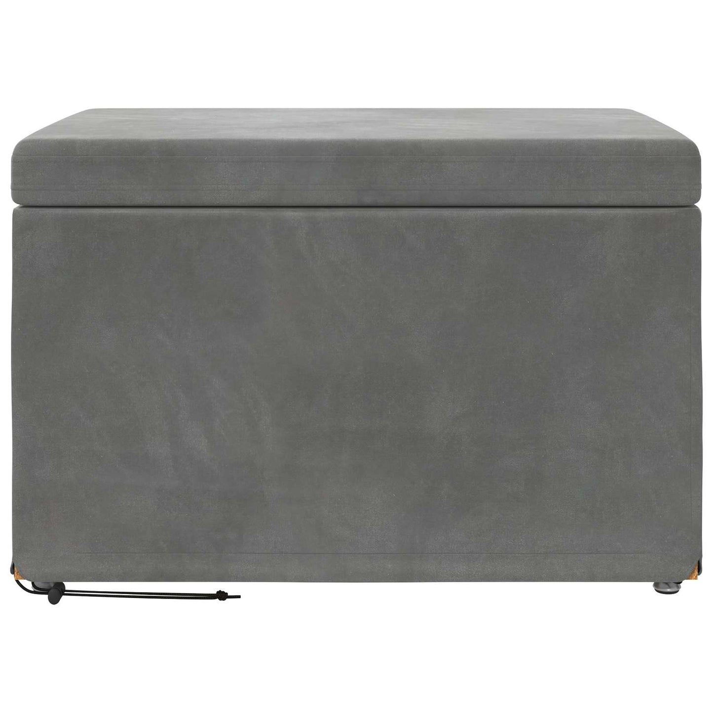 Kruk Donkergrijs 61 x 41 x 40 cm Velvet en Gefabriceerd Hout is nu te koop bij PeponiXL, paradijselijk wonen!