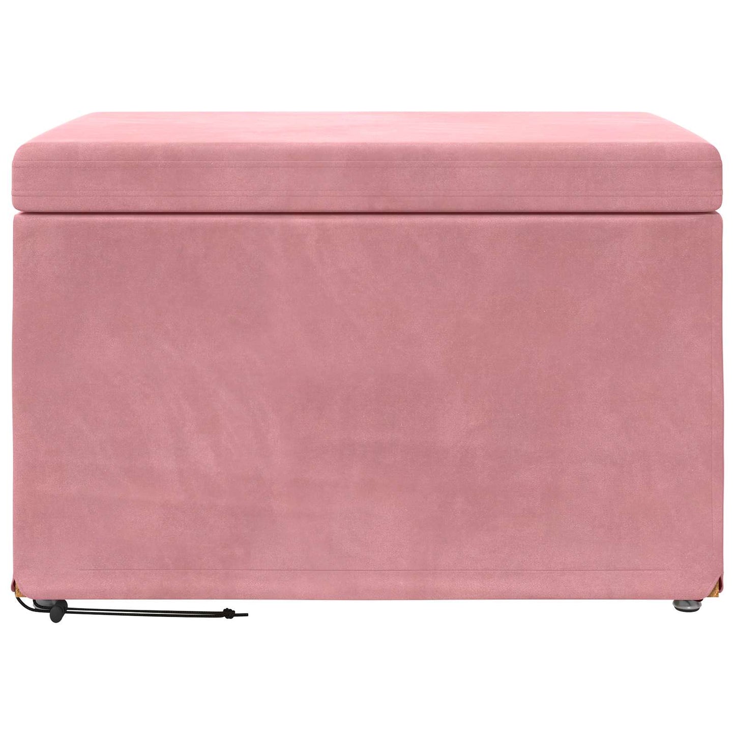 Kruk Roze 61 x 41 x 40 cm Velvet en Gefabriceerd Hout is nu te koop bij PeponiXL, paradijselijk wonen!
