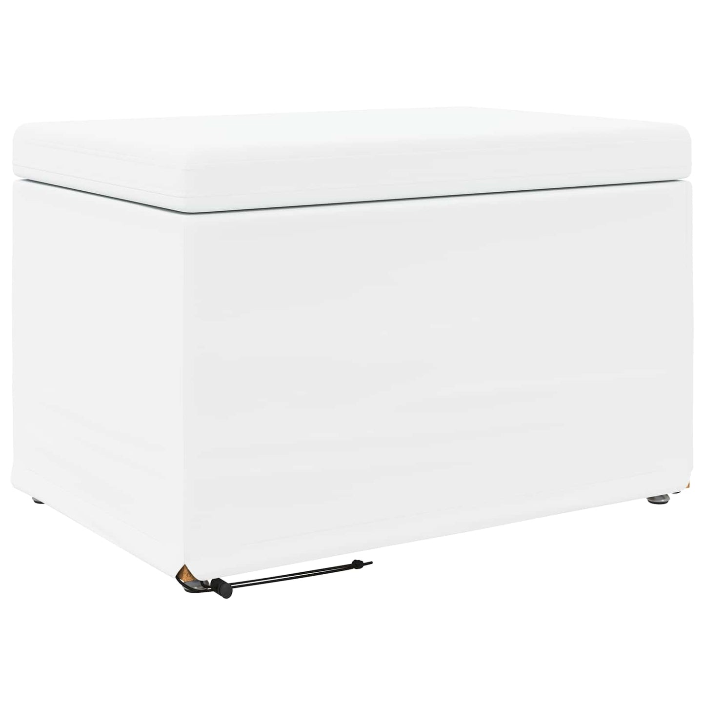Kruk Wit 61 x 41 x 40 cm Nepleer en Gefabriceerd Hout is nu te koop bij PeponiXL, paradijselijk wonen!