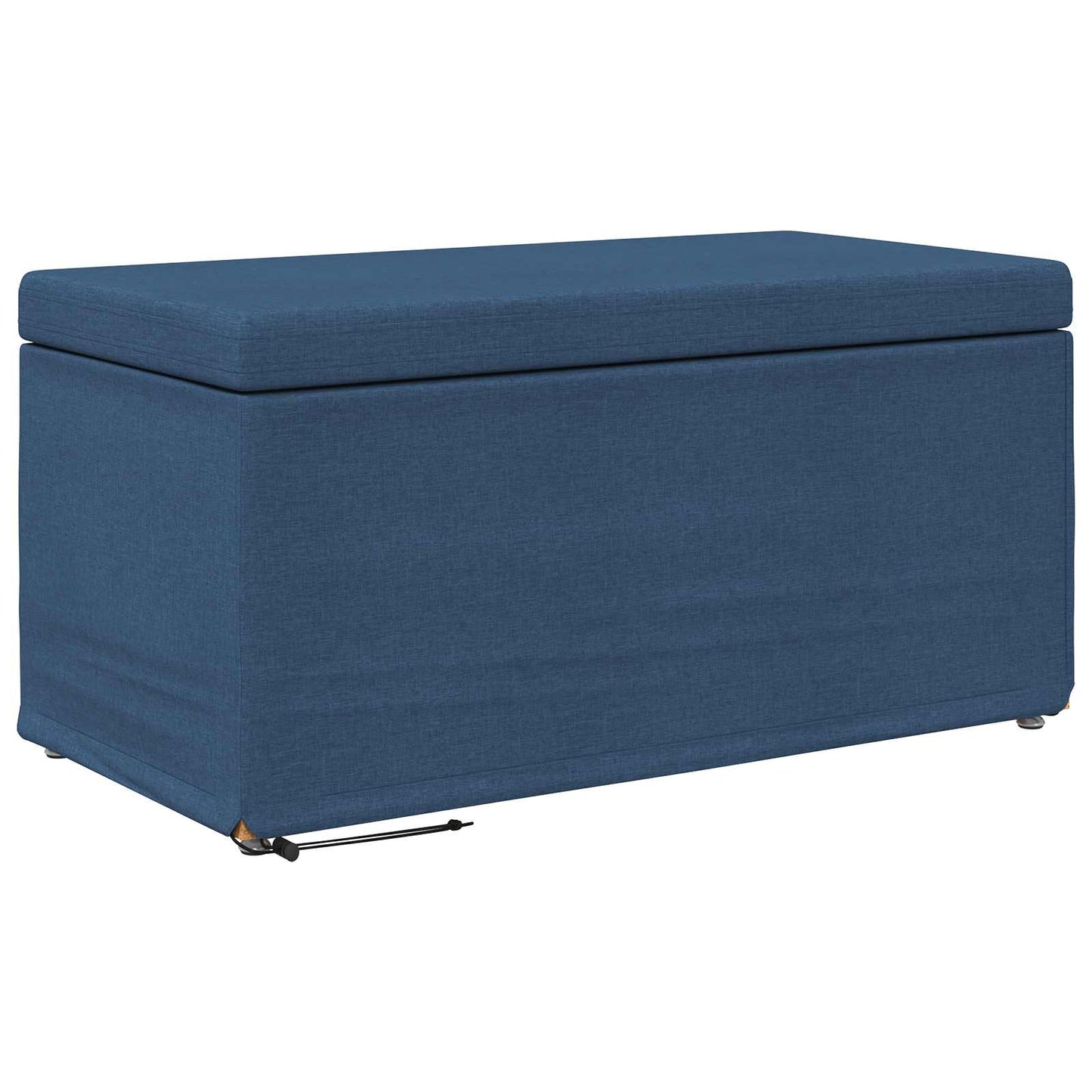 Kruk Blauw 81 x 41 x 40 cm Stof en Geëngineerd Hout is nu te koop bij PeponiXL, paradijselijk wonen!