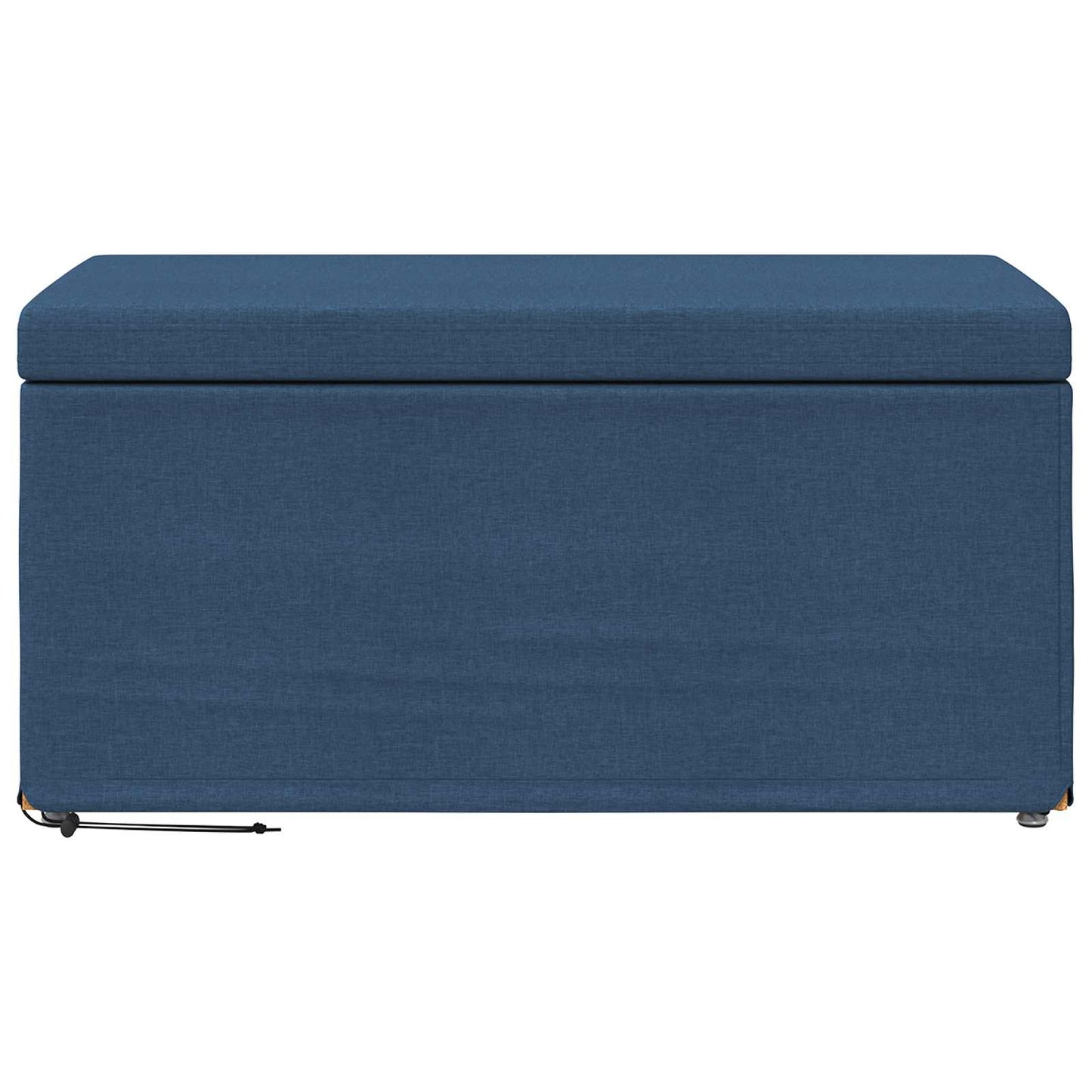 Kruk Blauw 81 x 41 x 40 cm Stof en Geëngineerd Hout is nu te koop bij PeponiXL, paradijselijk wonen!