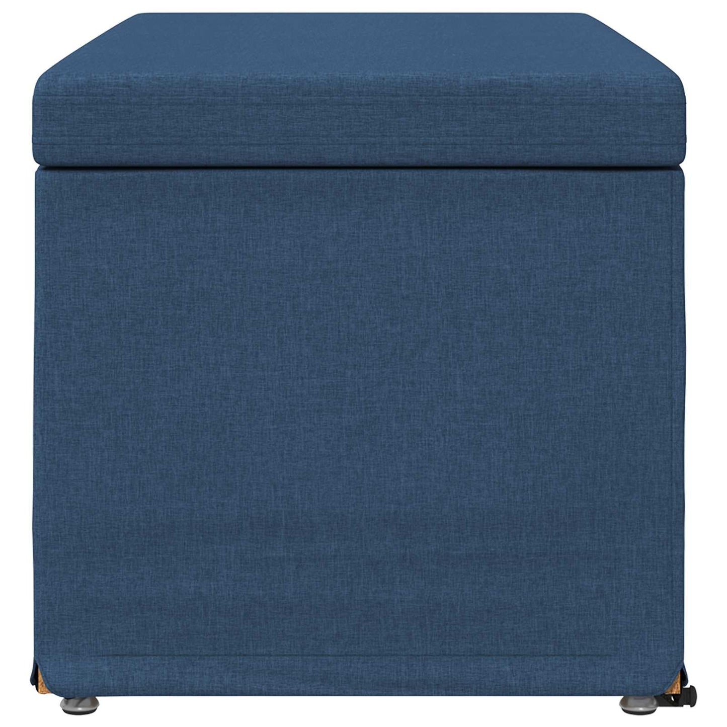 Kruk Blauw 81 x 41 x 40 cm Stof en Geëngineerd Hout is nu te koop bij PeponiXL, paradijselijk wonen!