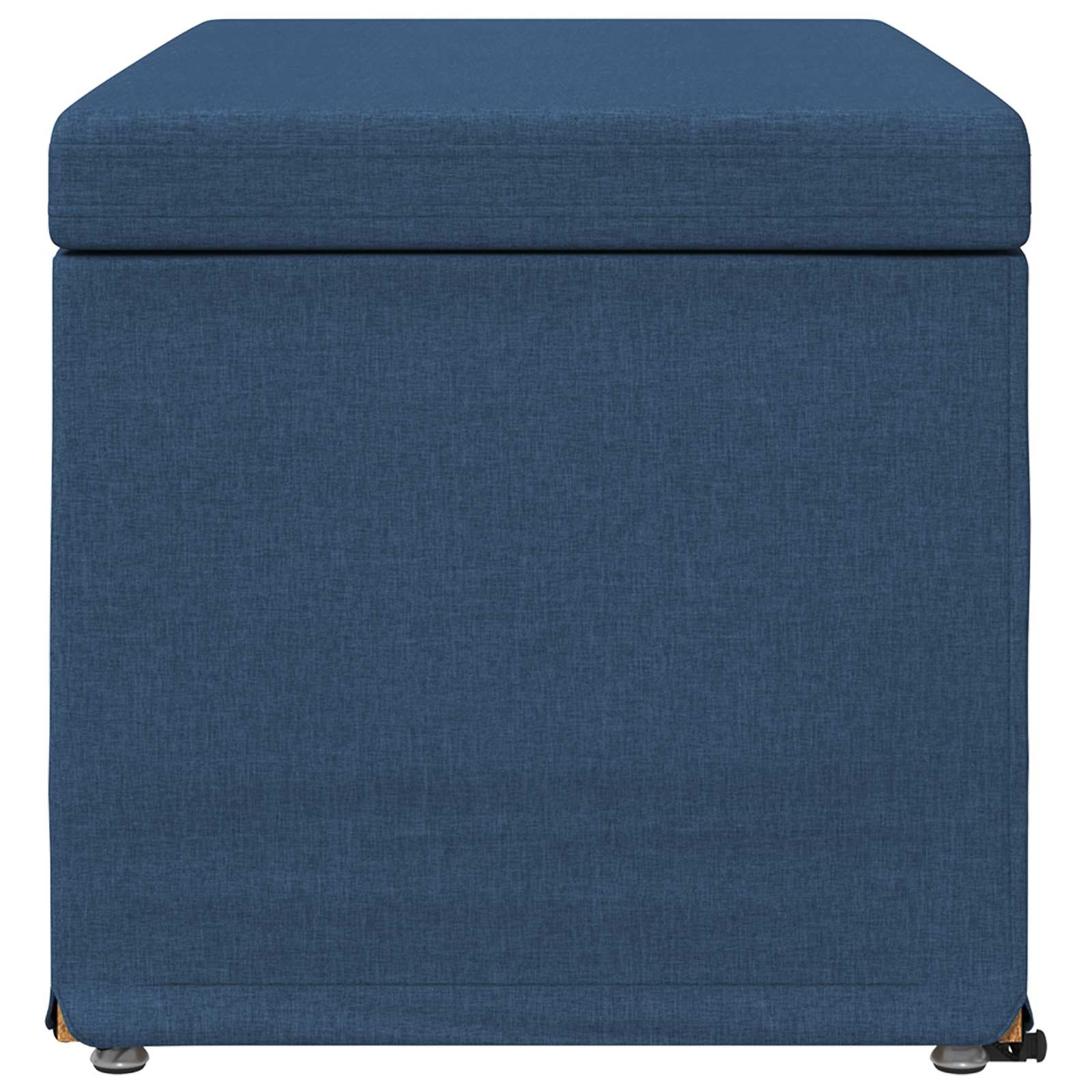 Kruk Blauw 81 x 41 x 40 cm Stof en Geëngineerd Hout is nu te koop bij PeponiXL, paradijselijk wonen!
