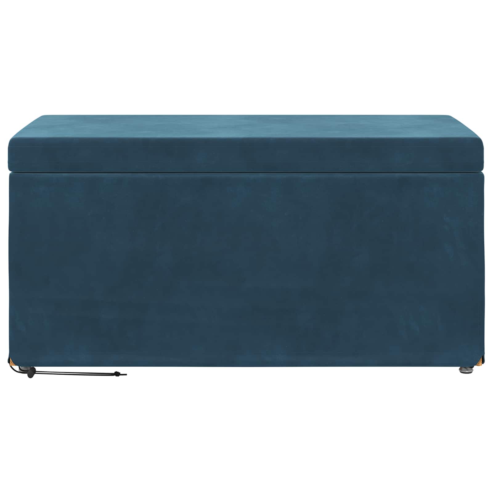 Kruk Blauw 81 x 41 x 40 cm Velvet en Gefabriceerd Hout is nu te koop bij PeponiXL, paradijselijk wonen!