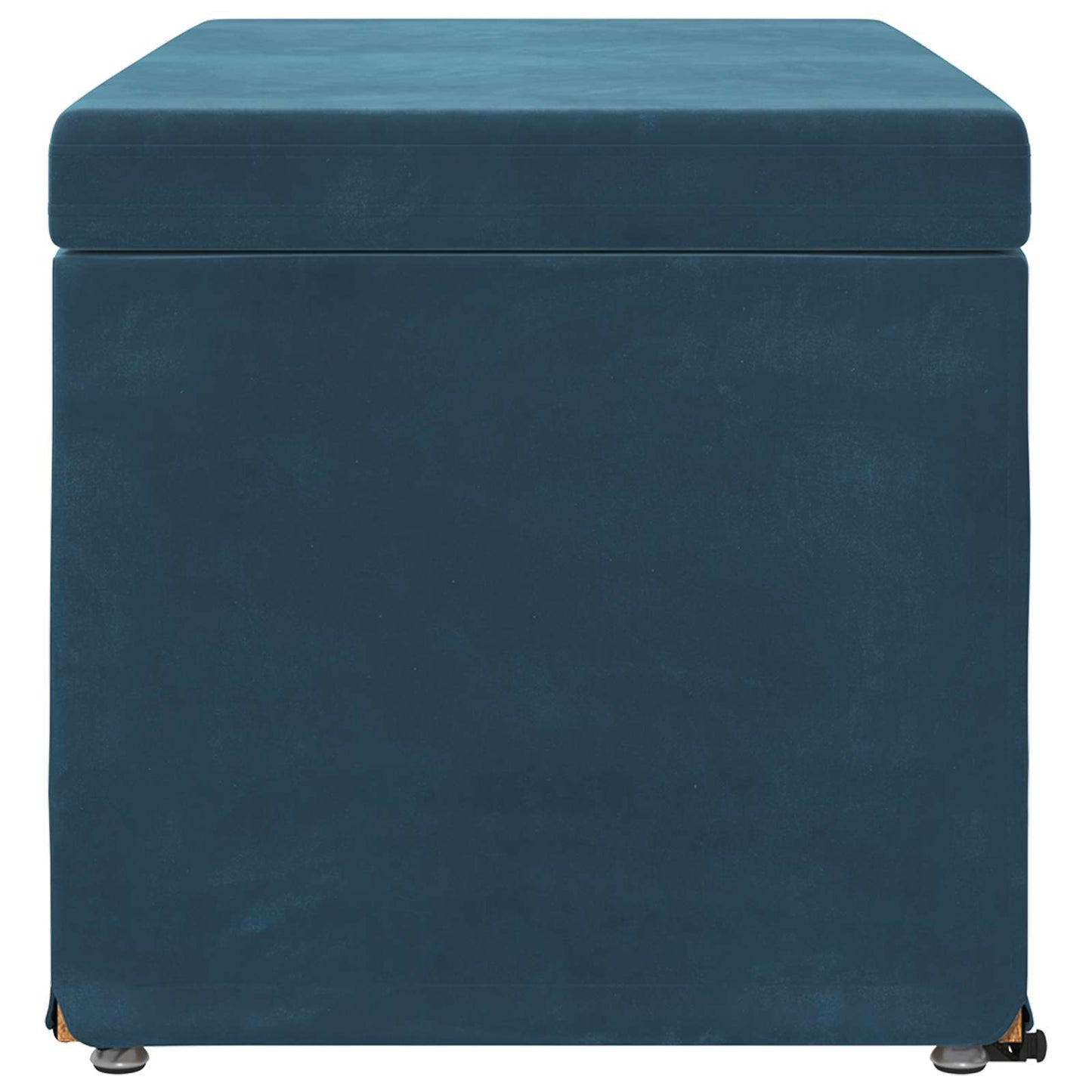 Kruk Blauw 81 x 41 x 40 cm Velvet en Gefabriceerd Hout is nu te koop bij PeponiXL, paradijselijk wonen!