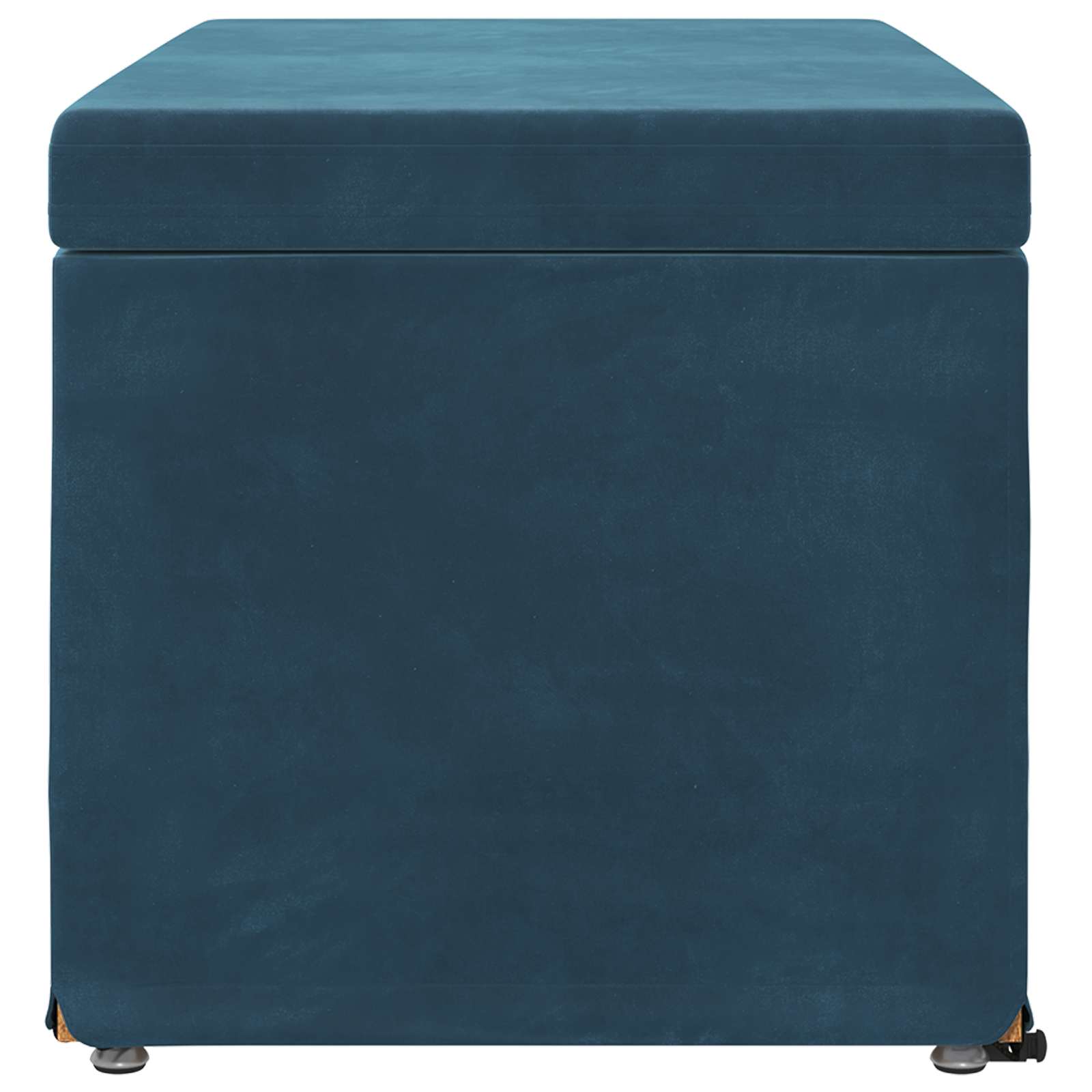 Kruk Blauw 81 x 41 x 40 cm Velvet en Gefabriceerd Hout is nu te koop bij PeponiXL, paradijselijk wonen!