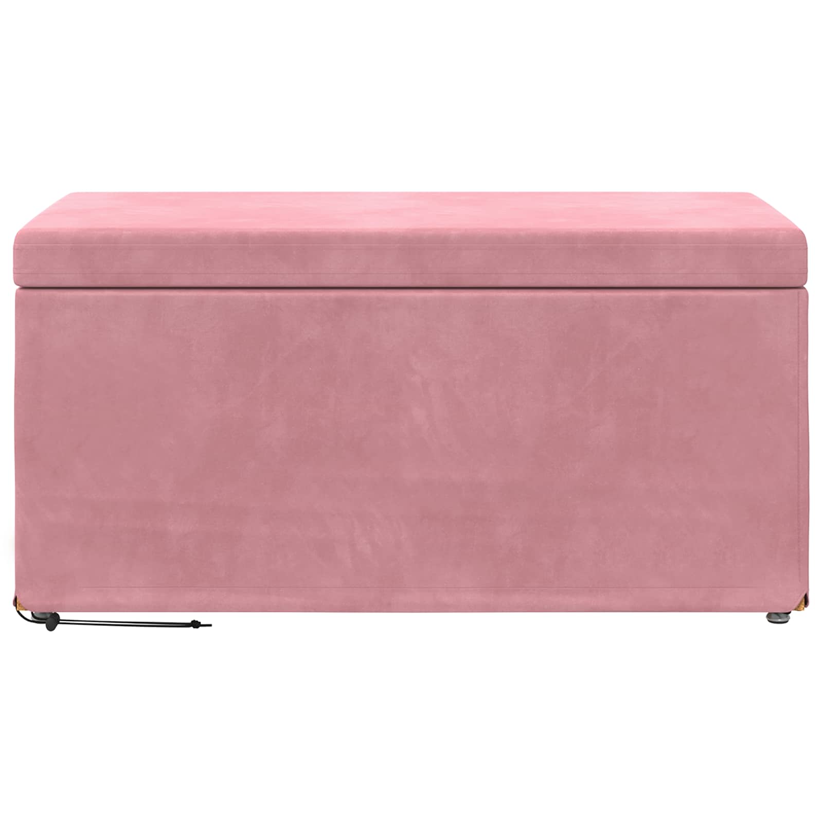 Kruk Roze 81 x 41 x 40 cm Velvet en Gefabriceerd Hout is nu te koop bij PeponiXL, paradijselijk wonen!