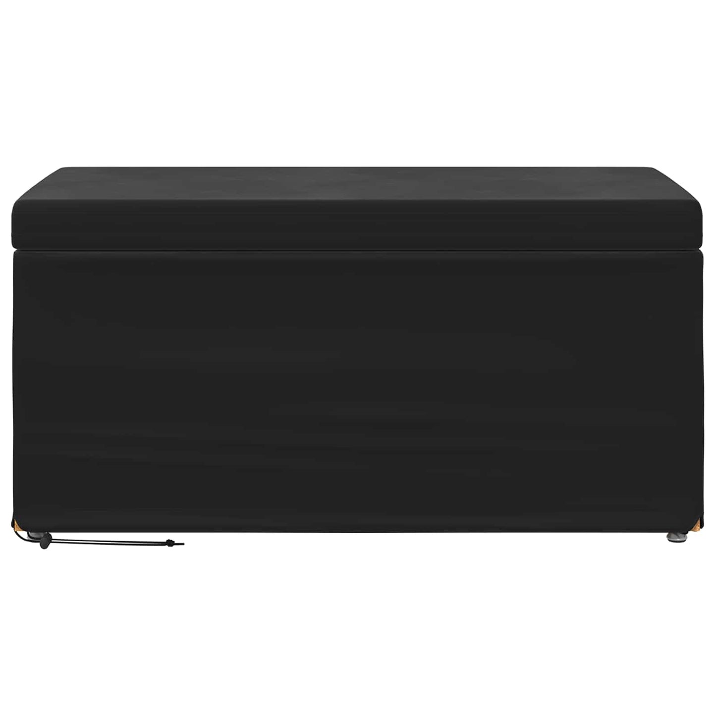 Kruk Zwart 81 x 41 x 40 cm Velvet en Gefabriceerd Hout is nu te koop bij PeponiXL, paradijselijk wonen!