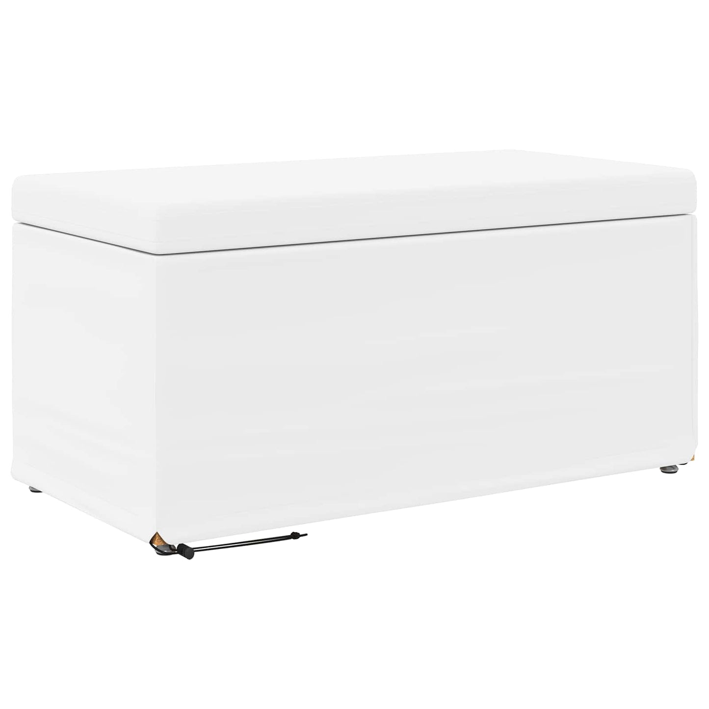 Kruk Wit 81 x 41 x 40 cm Nepleer en Gefabriceerd Hout is nu te koop bij PeponiXL, paradijselijk wonen!