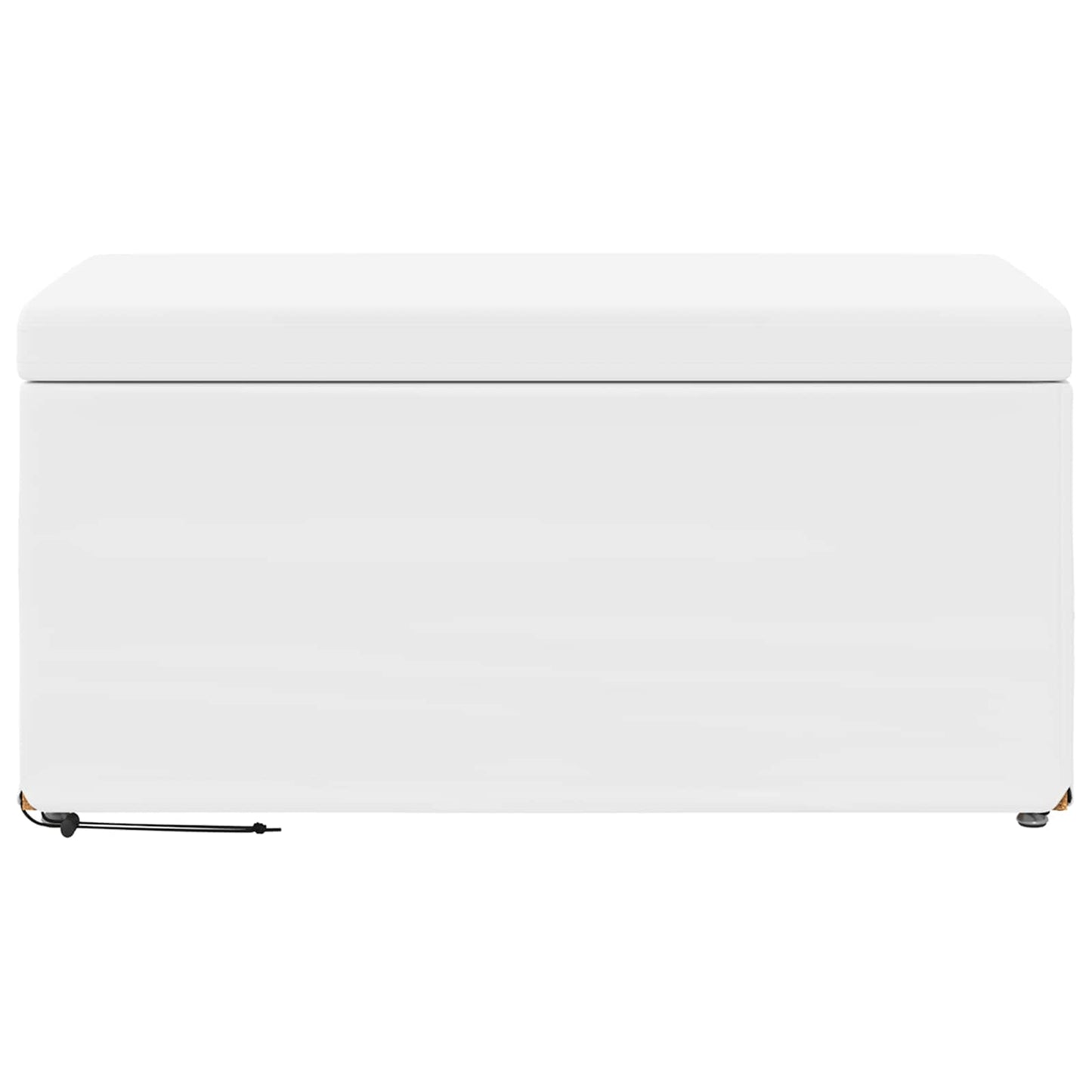 Kruk Wit 81 x 41 x 40 cm Nepleer en Gefabriceerd Hout is nu te koop bij PeponiXL, paradijselijk wonen!