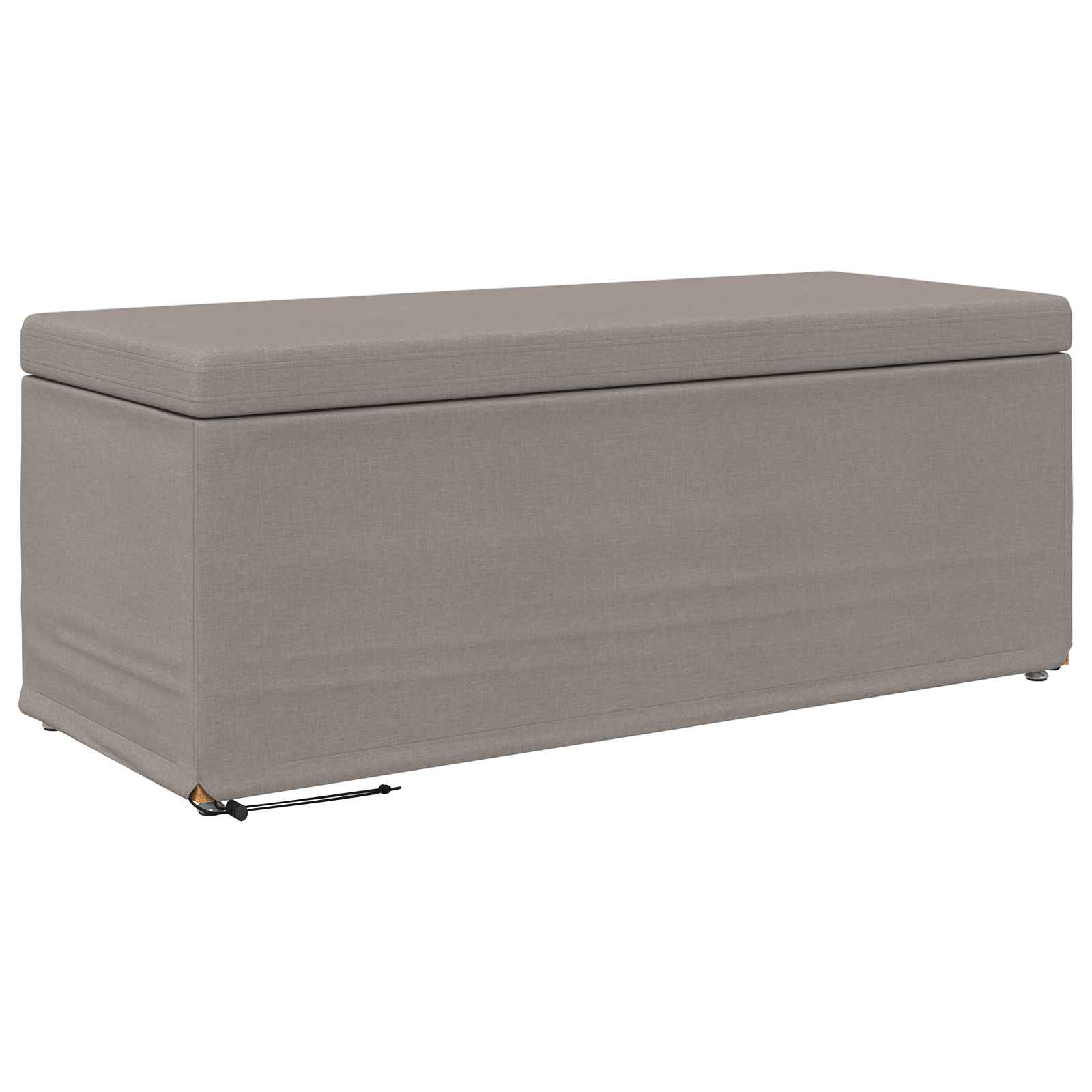 Kruk Taupe 101 x 41 x 40 cm Stof en Geëngineerd Hout is nu te koop bij PeponiXL, paradijselijk wonen!