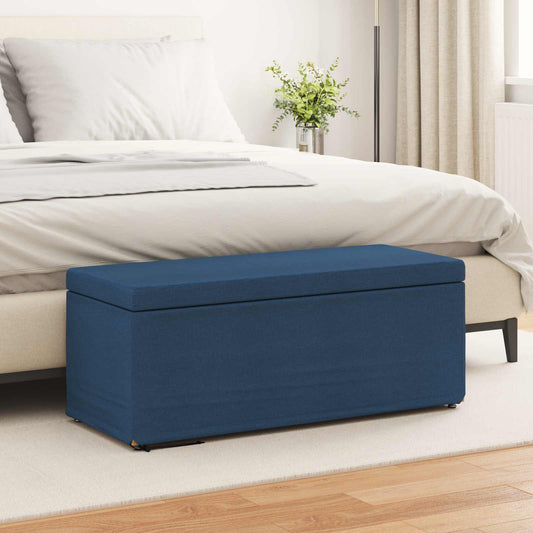 Kruk Blauw 101 x 41 x 40 cm Stof en Geëngineerd Hout is nu te koop bij PeponiXL, paradijselijk wonen!