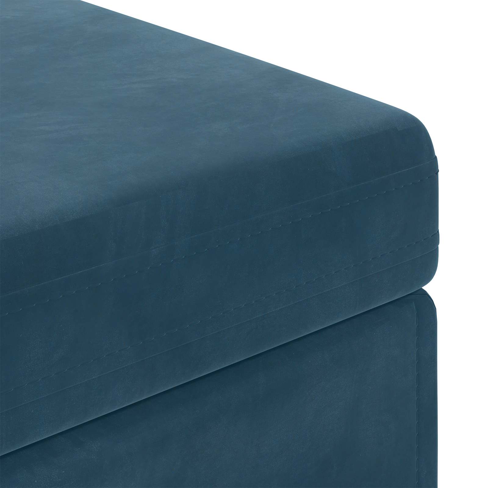 Kruk Blauw 101 x 41 x 40 cm Velvet en Gefabriceerd Hout is nu te koop bij PeponiXL, paradijselijk wonen!
