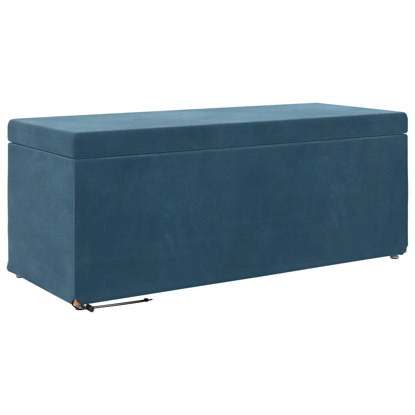 Kruk Blauw 101 x 41 x 40 cm Velvet en Gefabriceerd Hout is nu te koop bij PeponiXL, paradijselijk wonen!