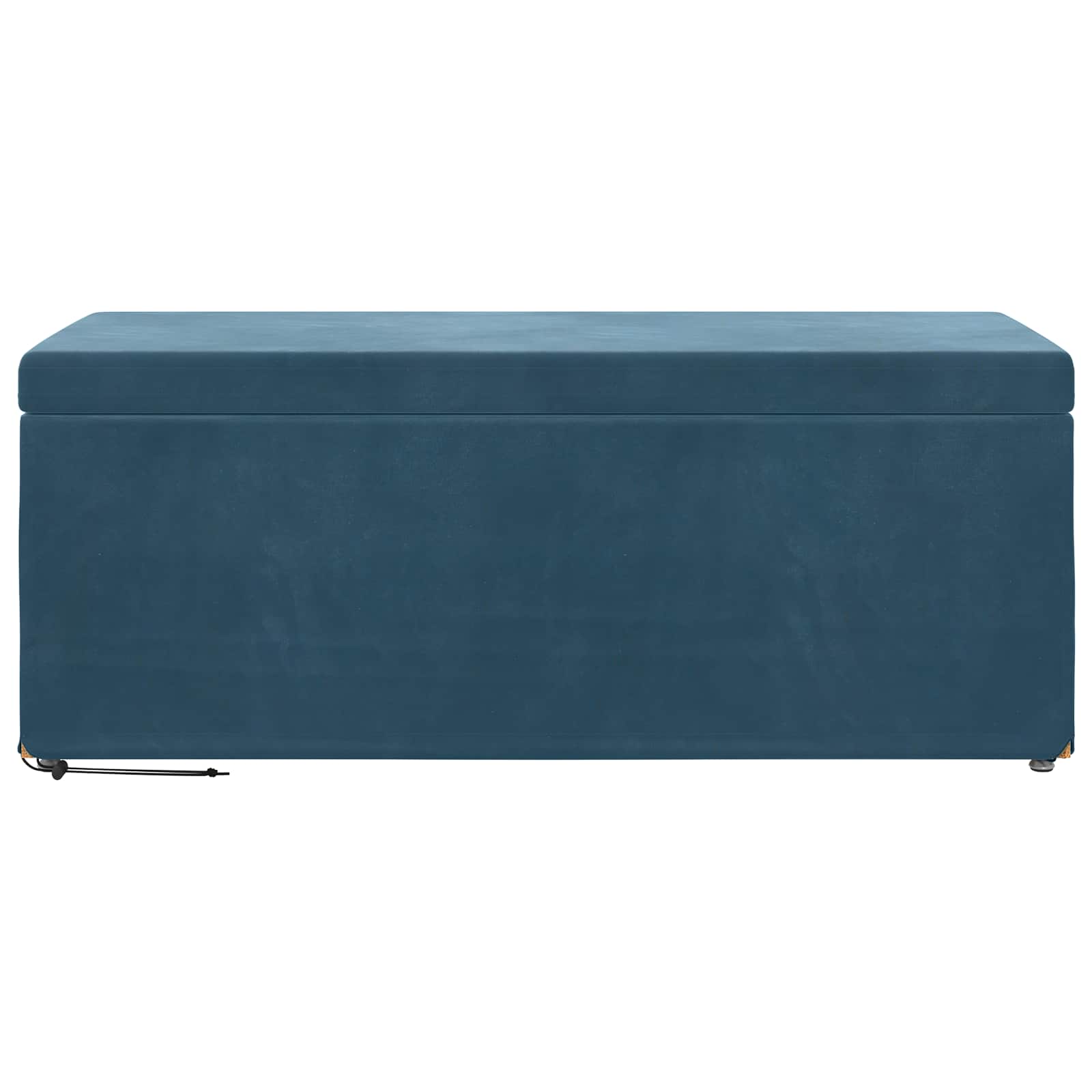 Kruk Blauw 101 x 41 x 40 cm Velvet en Gefabriceerd Hout is nu te koop bij PeponiXL, paradijselijk wonen!