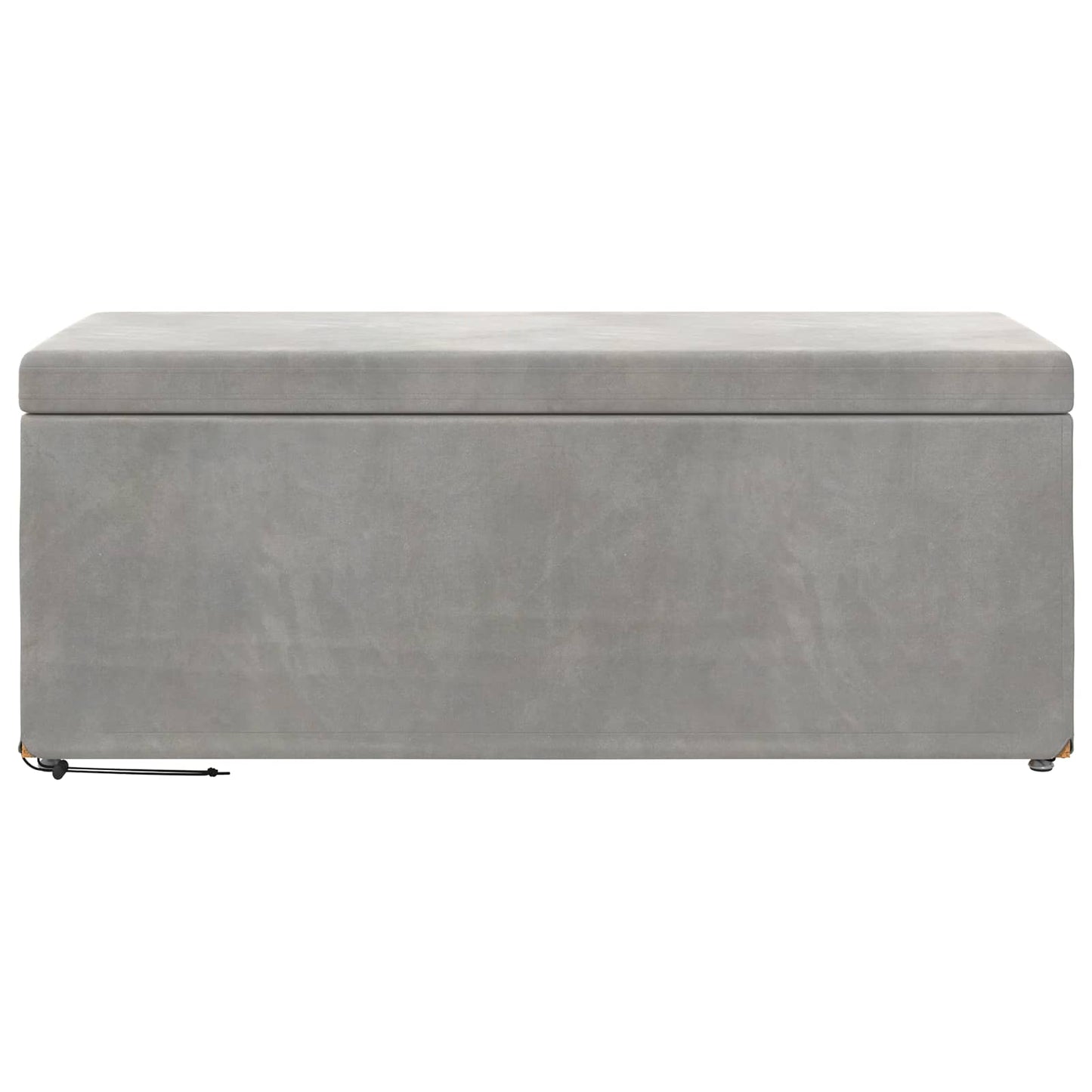 Kruk Lichtgrijs 101 x 41 x 40 cm Velvet en Gefabriceerd Hout is nu te koop bij PeponiXL, paradijselijk wonen!
