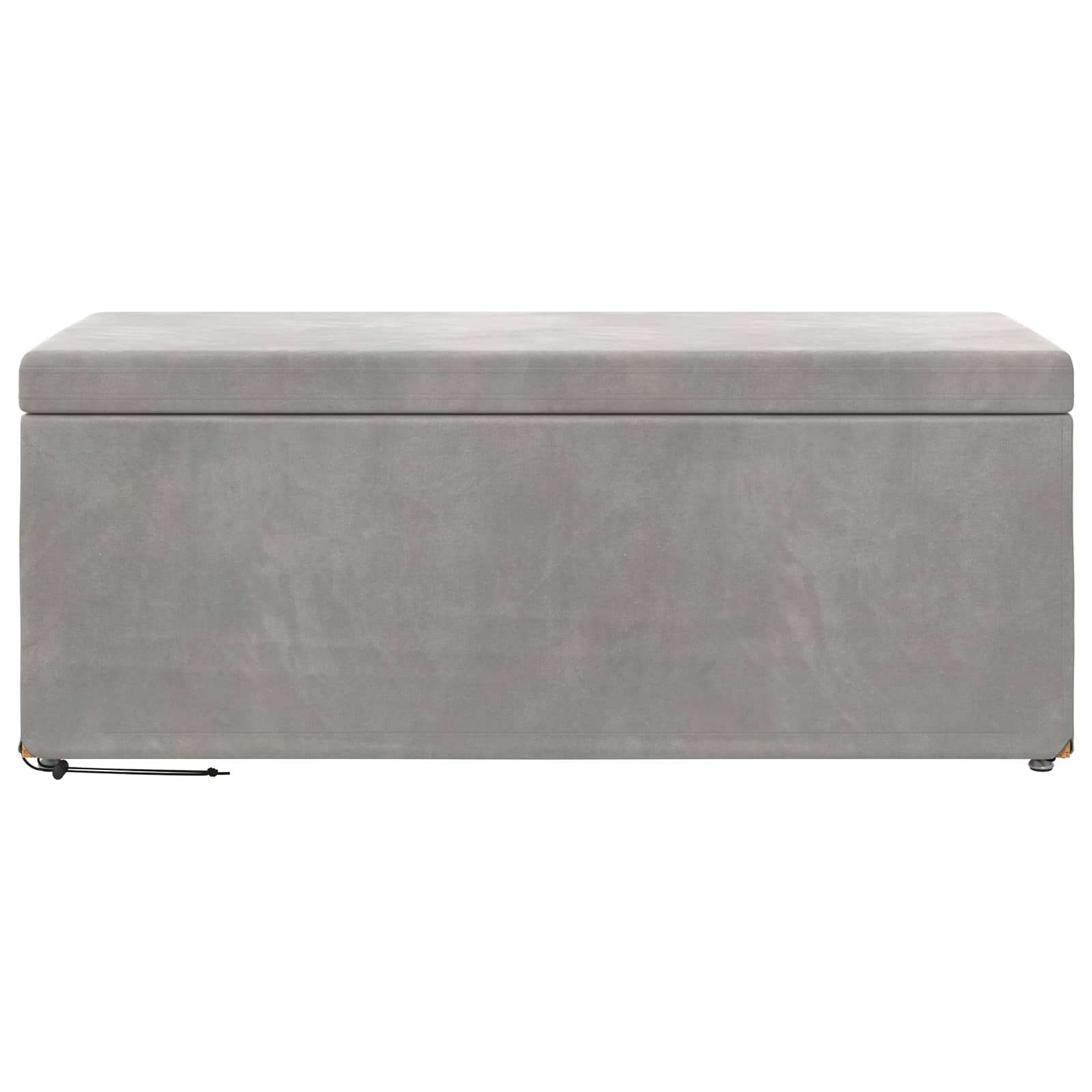 Kruk Lichtgrijs 101 x 41 x 40 cm Velvet en Gefabriceerd Hout is nu te koop bij PeponiXL, paradijselijk wonen!