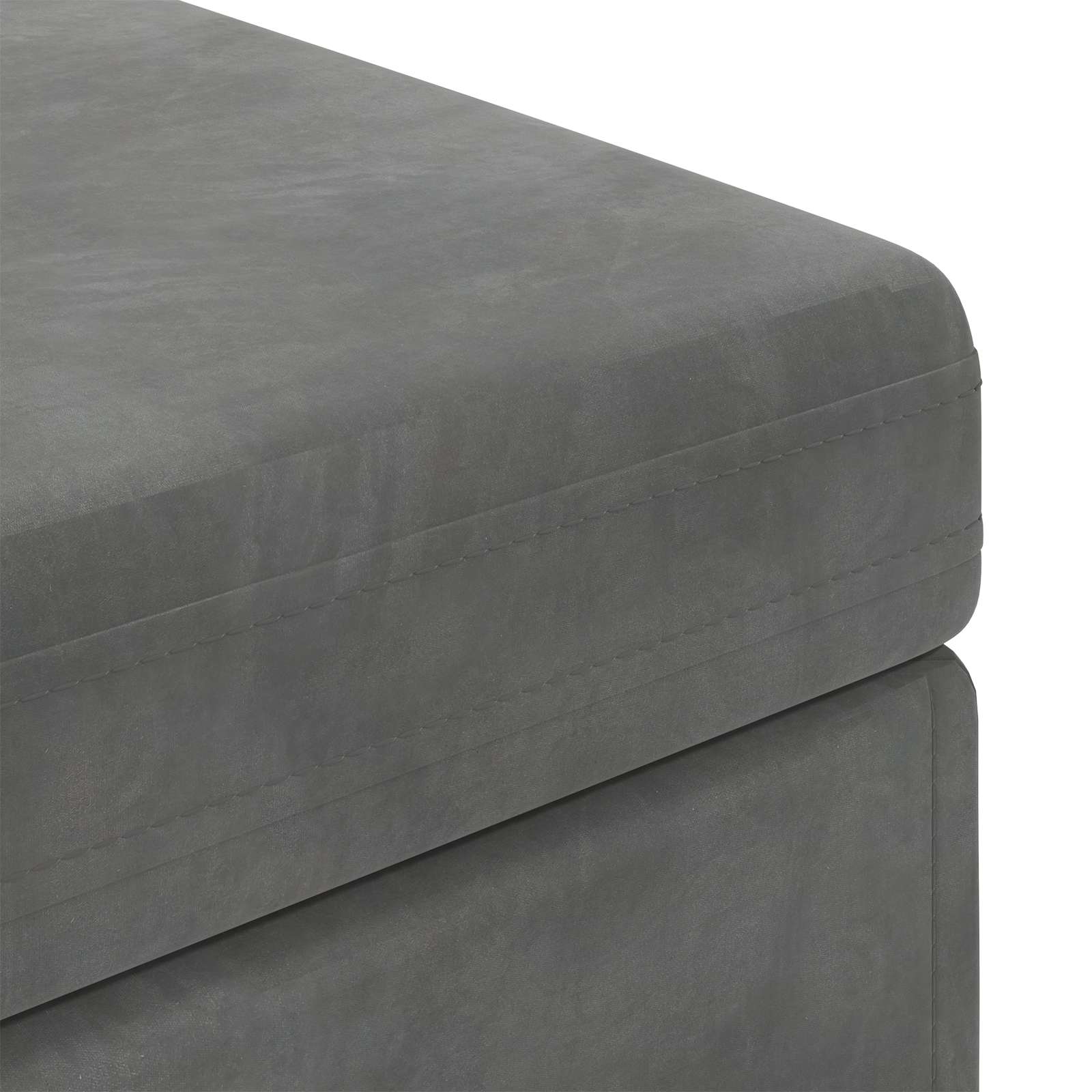 Kruk Donkergrijs 101 x 41 x 40 cm Velvet en Gefabriceerd Hout is nu te koop bij PeponiXL, paradijselijk wonen!