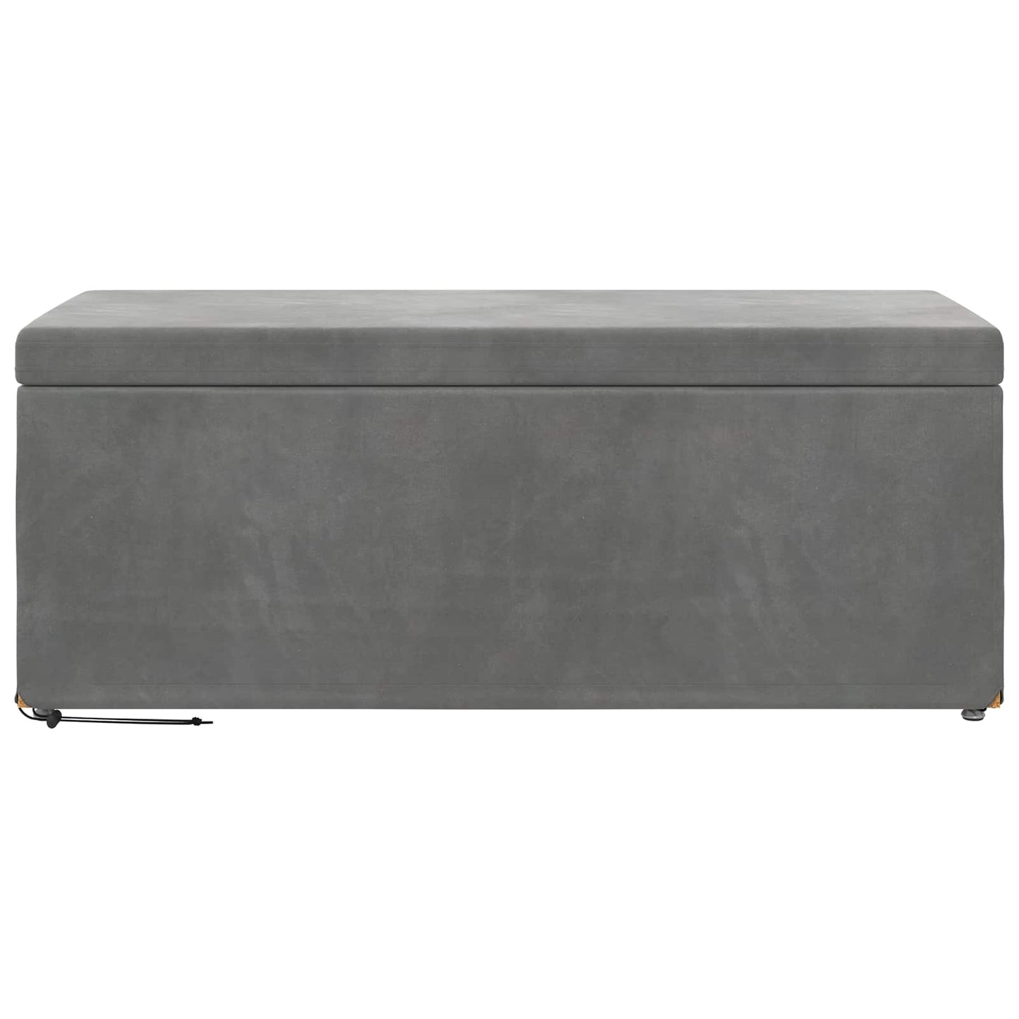 Kruk Donkergrijs 101 x 41 x 40 cm Velvet en Gefabriceerd Hout is nu te koop bij PeponiXL, paradijselijk wonen!