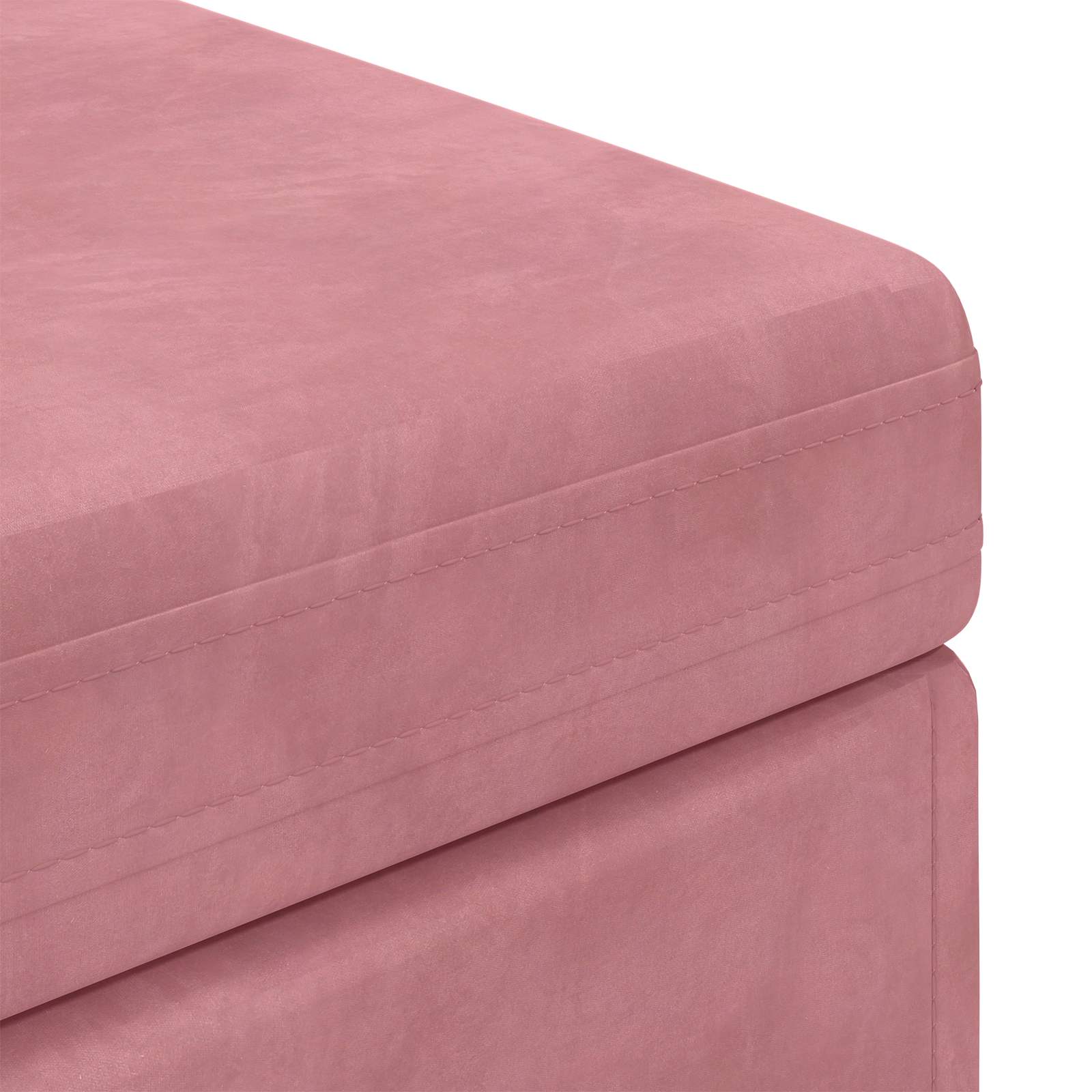Kruk Roze 101 x 41 x 40 cm Velvet en Gefabriceerd Hout is nu te koop bij PeponiXL, paradijselijk wonen!