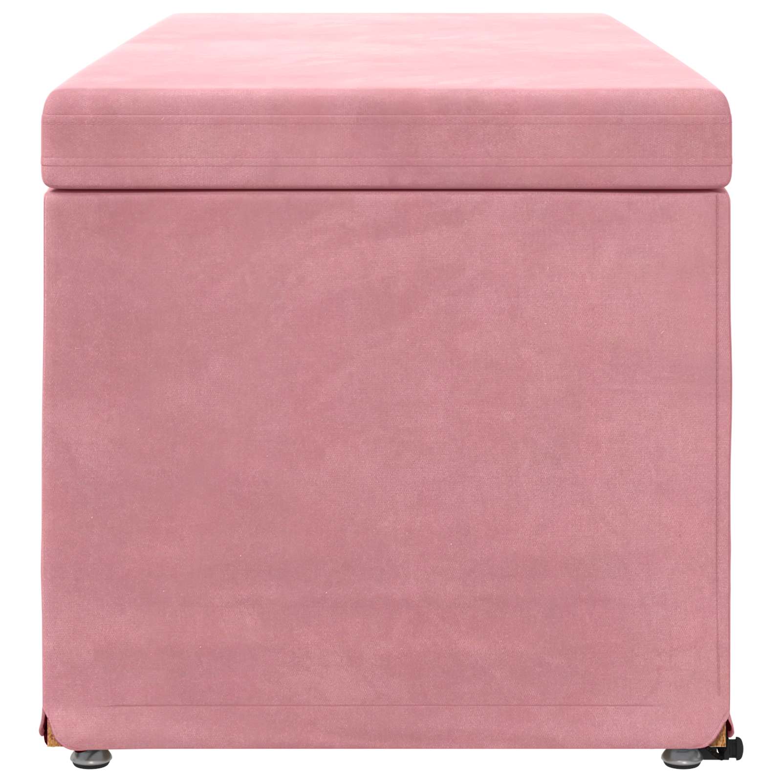 Kruk Roze 101 x 41 x 40 cm Velvet en Gefabriceerd Hout is nu te koop bij PeponiXL, paradijselijk wonen!