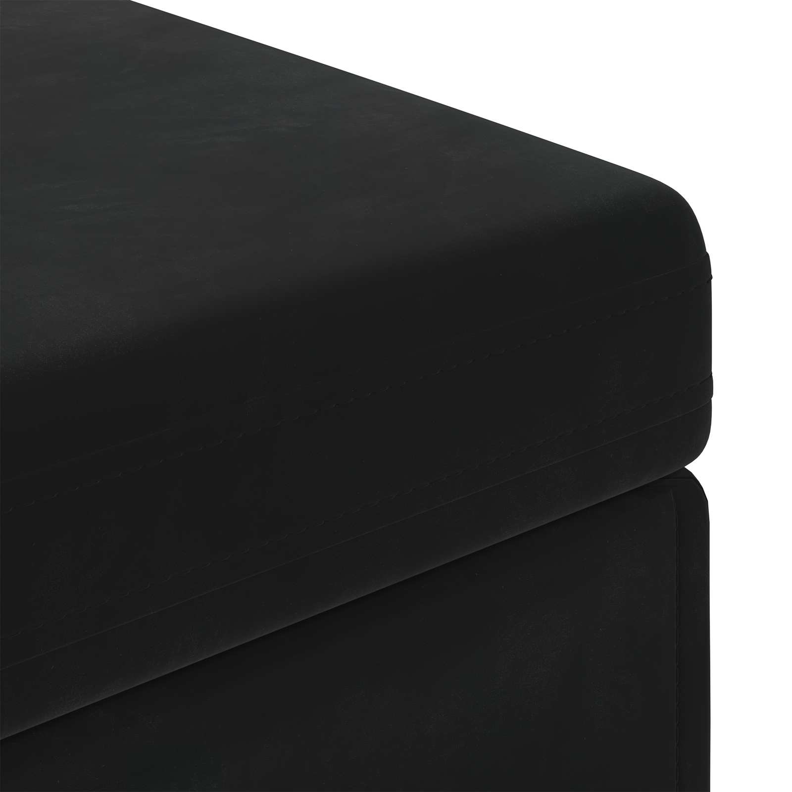 Kruk Zwart 101 x 41 x 40 cm Velvet en Gefabriceerd Hout is nu te koop bij PeponiXL, paradijselijk wonen!