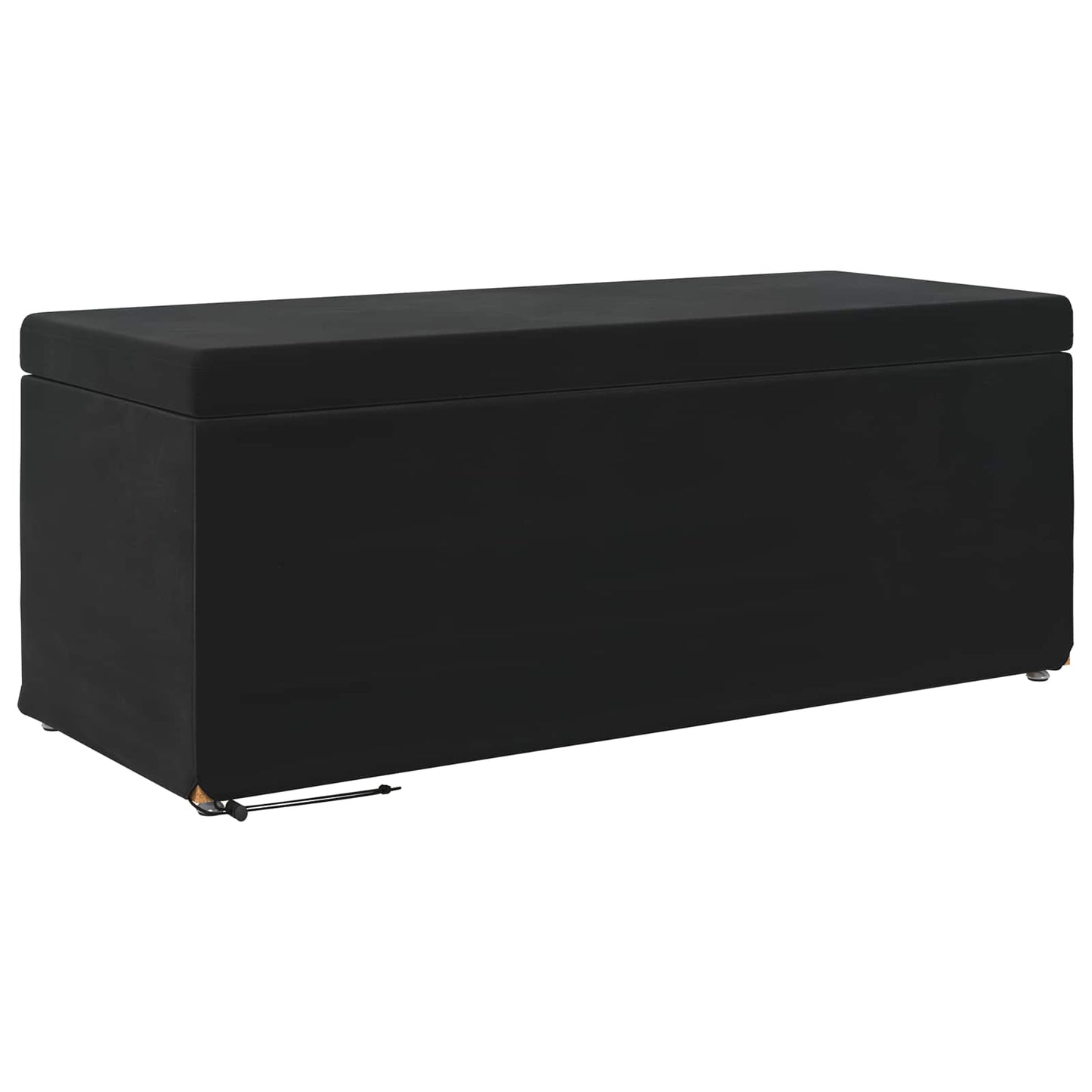 Kruk Zwart 101 x 41 x 40 cm Velvet en Gefabriceerd Hout is nu te koop bij PeponiXL, paradijselijk wonen!