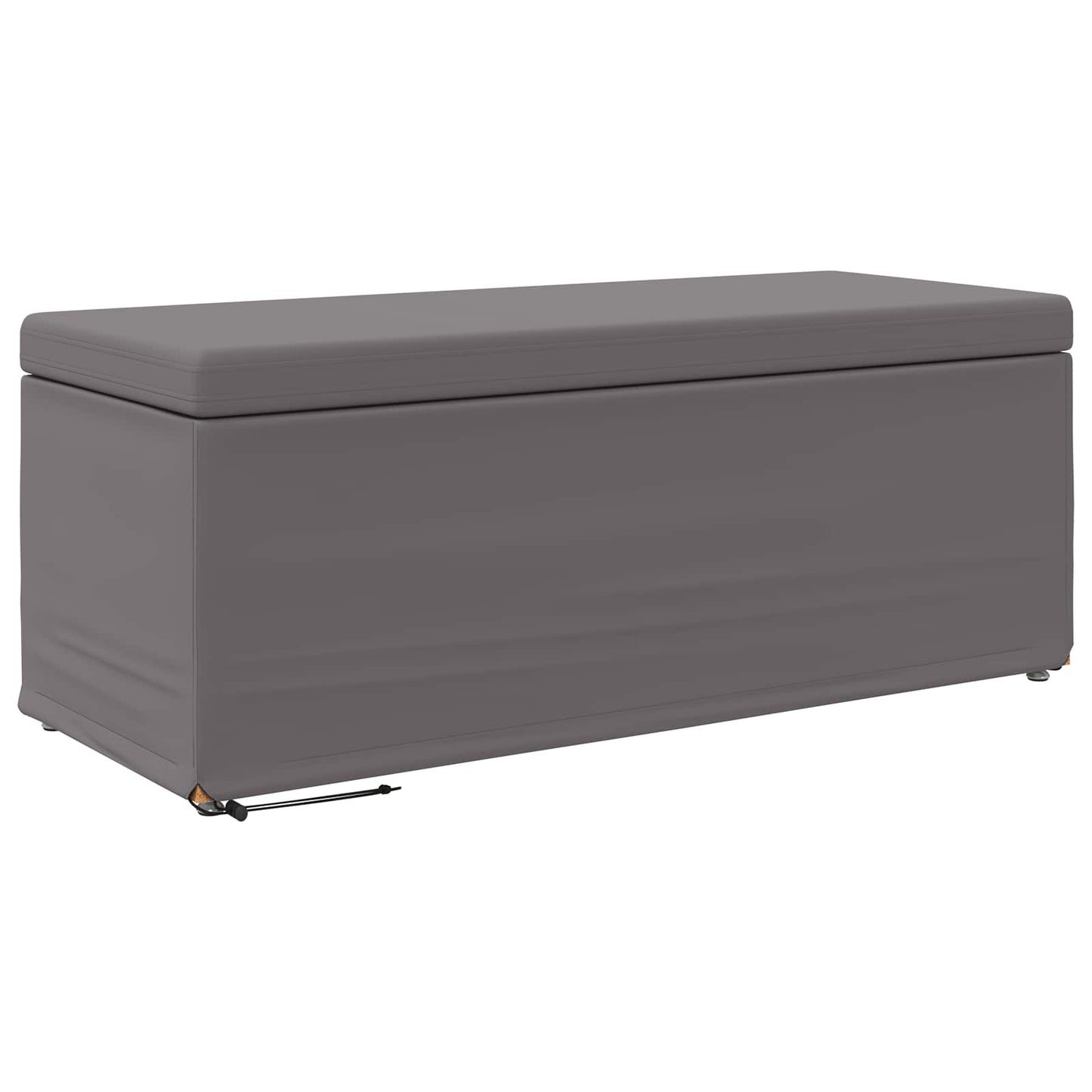 Kruk Grijs 101 x 41 x 40 cm Nepleer en Gefabriceerd Hout is nu te koop bij PeponiXL, paradijselijk wonen!