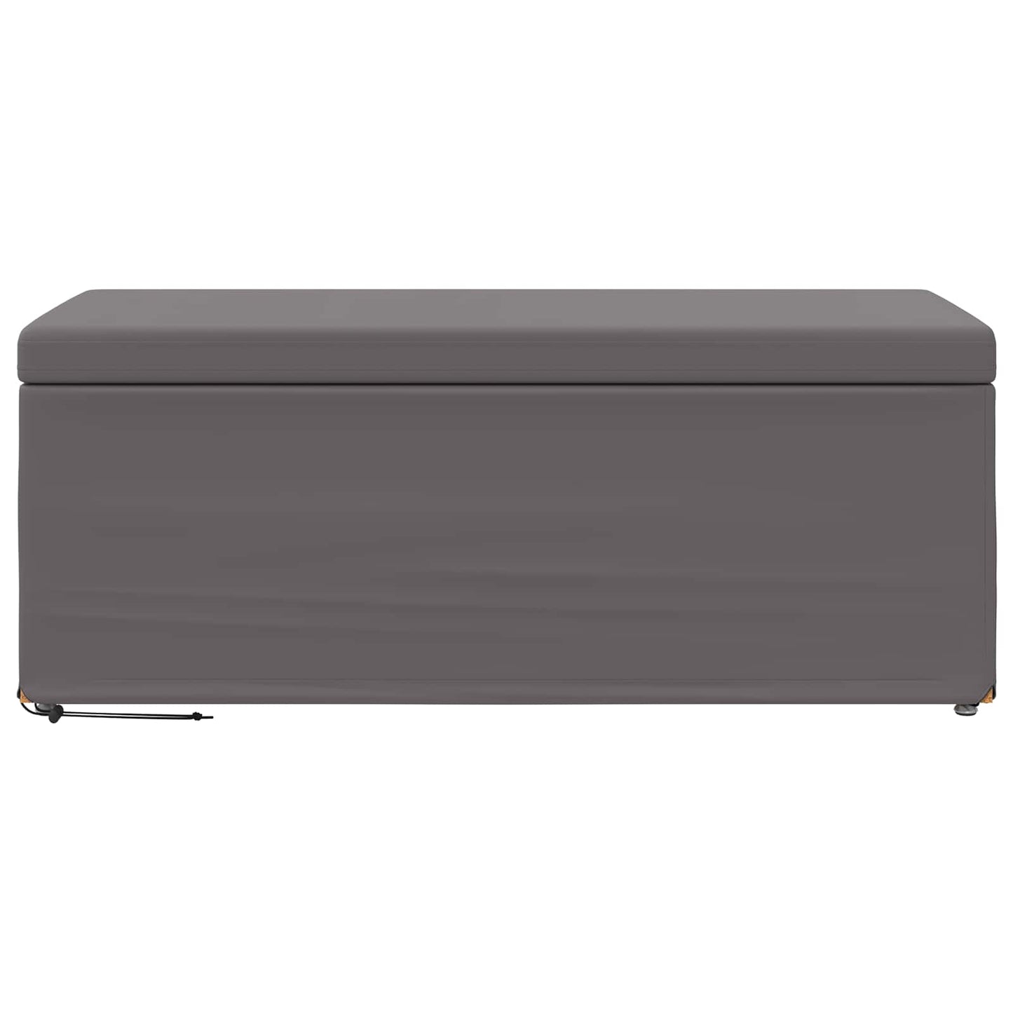 Kruk Grijs 101 x 41 x 40 cm Nepleer en Gefabriceerd Hout is nu te koop bij PeponiXL, paradijselijk wonen!