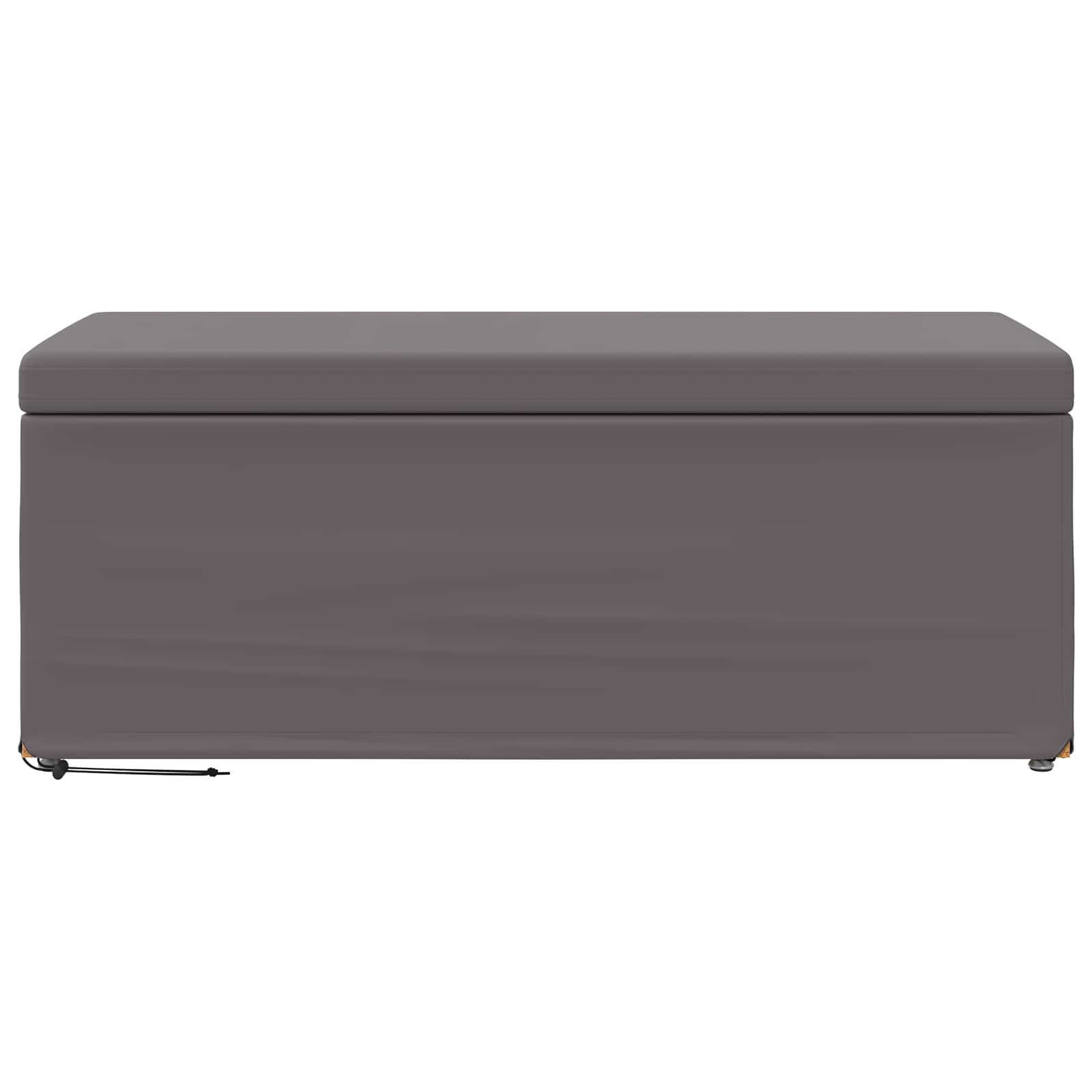 Kruk Grijs 101 x 41 x 40 cm Nepleer en Gefabriceerd Hout is nu te koop bij PeponiXL, paradijselijk wonen!