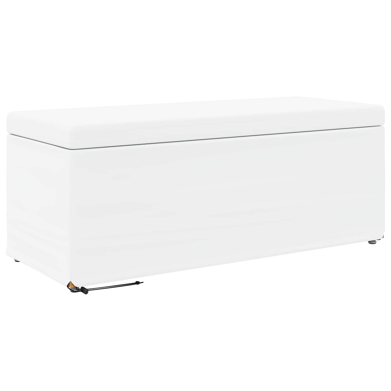 Kruk Wit 101 x 41 x 40 cm Nepleer en Gefabriceerd Hout is nu te koop bij PeponiXL, paradijselijk wonen!