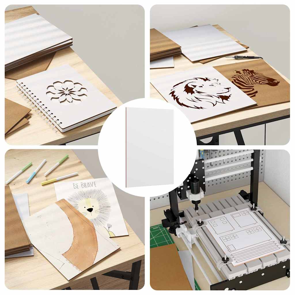 Decorpanelen 12 pcs Wit 15 x 21 x 0.27 cm Bewerkt hout is nu te koop bij PeponiXL, paradijselijk wonen!