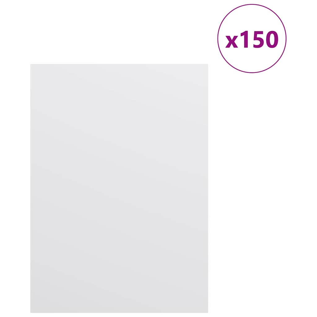 Decorpanelen 150 pcs Wit 15 x 21 x 0.27 cm Bewerkt hout is nu te koop bij PeponiXL, paradijselijk wonen!