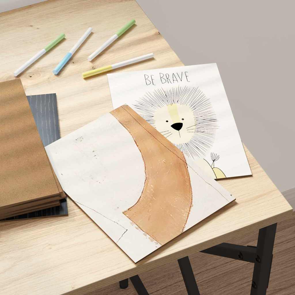 Decorpanelen 50 pcs Zwart Eiken 15 x 21 x 0.27 cm Bewerkt hout is nu te koop bij PeponiXL, paradijselijk wonen!