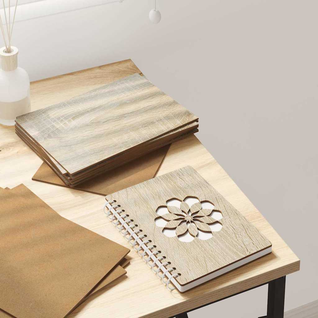 Decorpanelen 50 pcs Sonoma Eiken 15 x 21 x 0.27 cm Bewerkt hout is nu te koop bij PeponiXL, paradijselijk wonen!