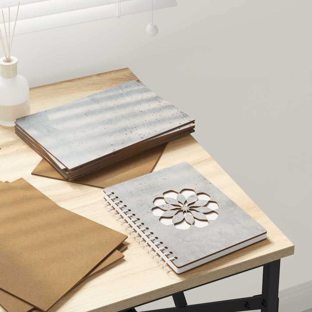 Decorpanelen 50 pcs Beton Grijs 15 x 21 x 0.27 cm Bewerkt hout is nu te koop bij PeponiXL, paradijselijk wonen!